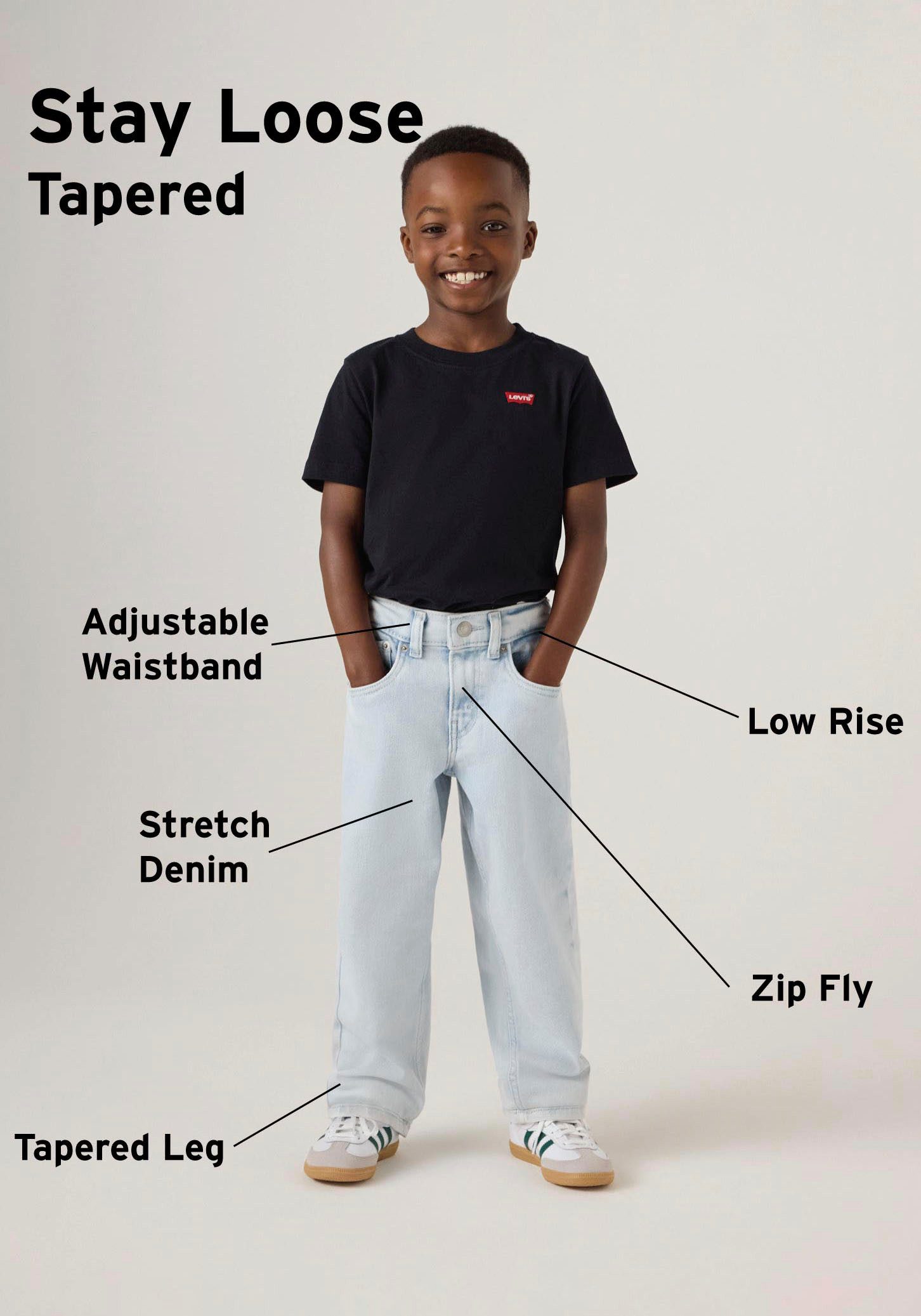 Levi's Kidswear Stretch jeans LVB STAY LOOSE TAPER JEANS