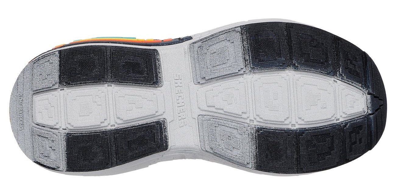 Skechers Sneakers MEGA-CRAFT 4K , klittenbandschoen in coole pixel-look, maat sjabloon te downloaden