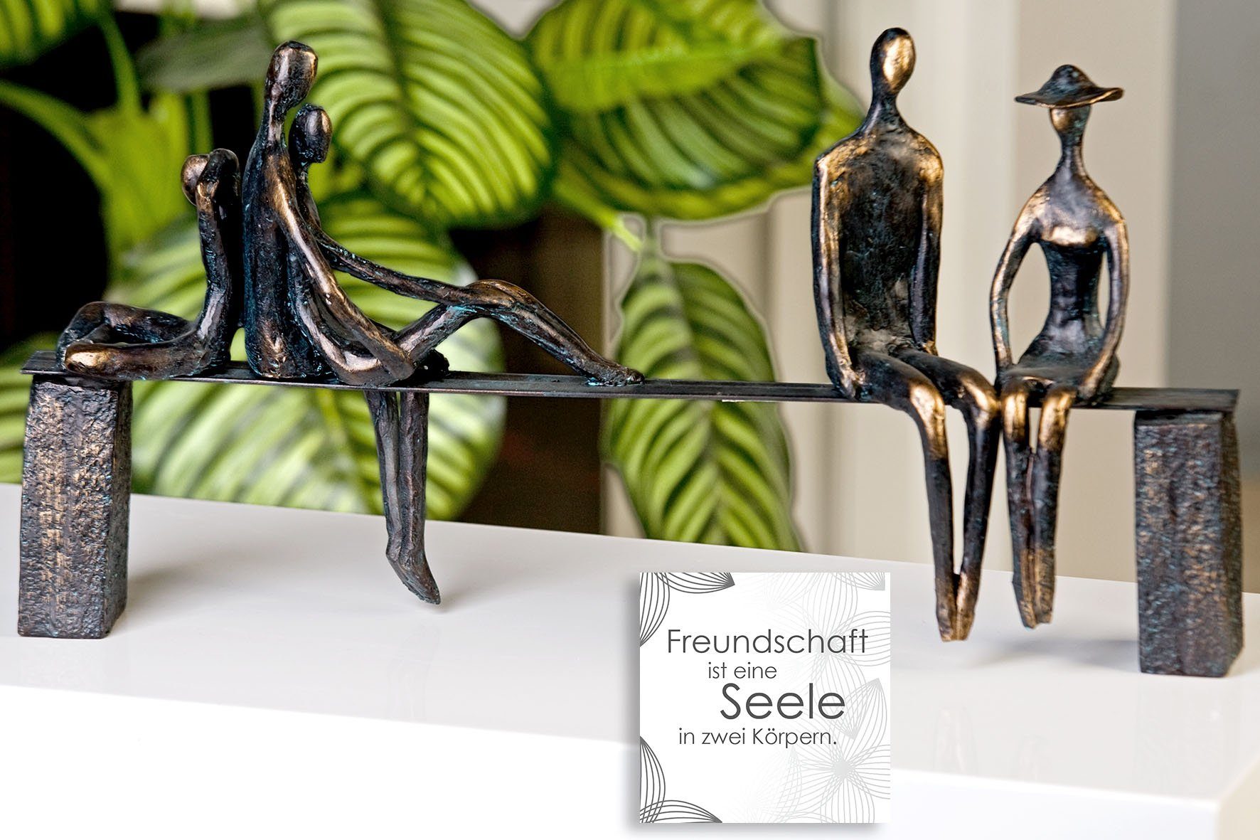 Casablanca by Gilde Decoratief figuur Sculptuur Leisure Decoratief object, hoogte 23 cm, met teksthanger, woonkamer (1 stuk)