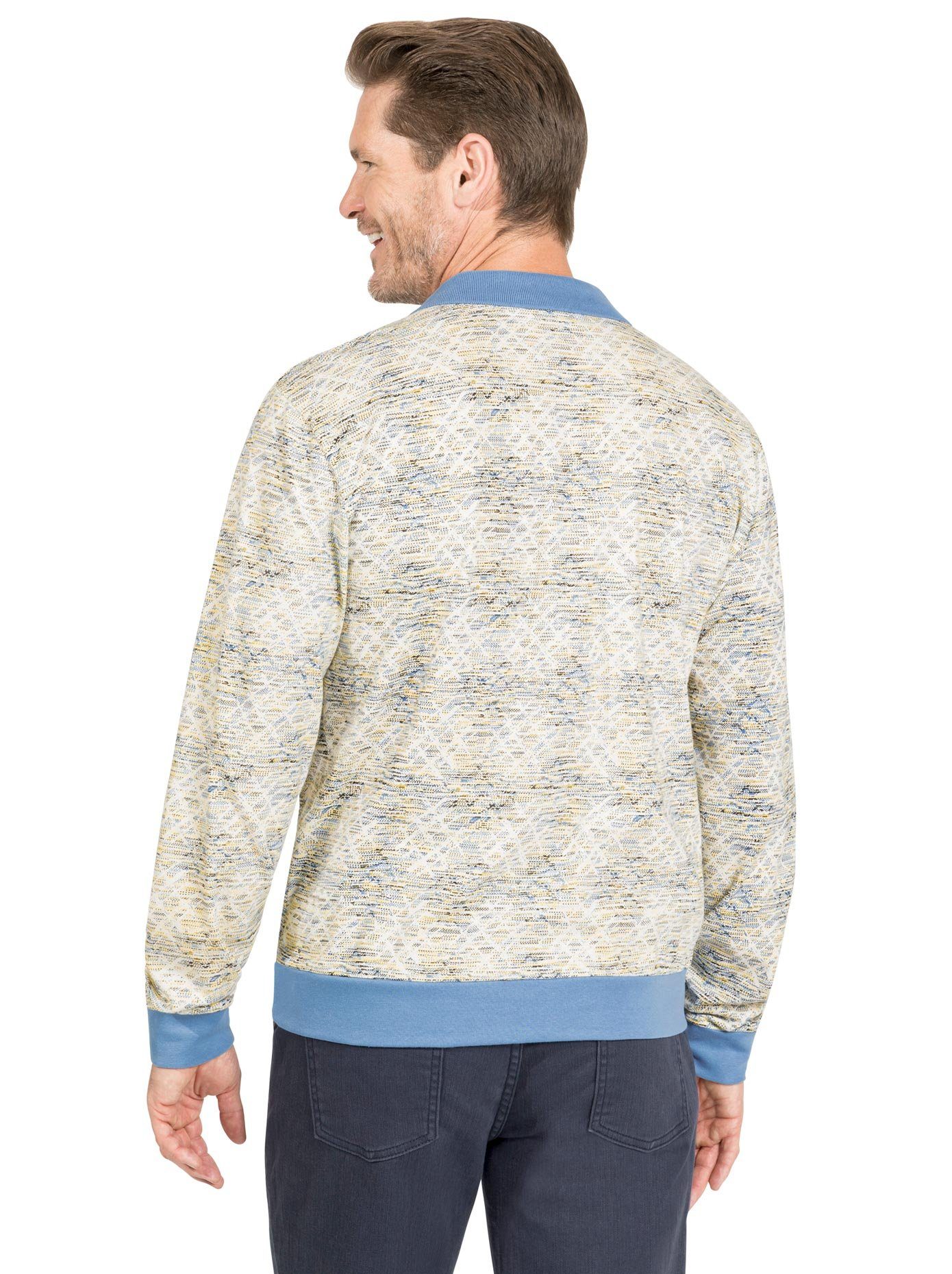 Marco Donati Poloshirt met lange mouwen (1-delig)