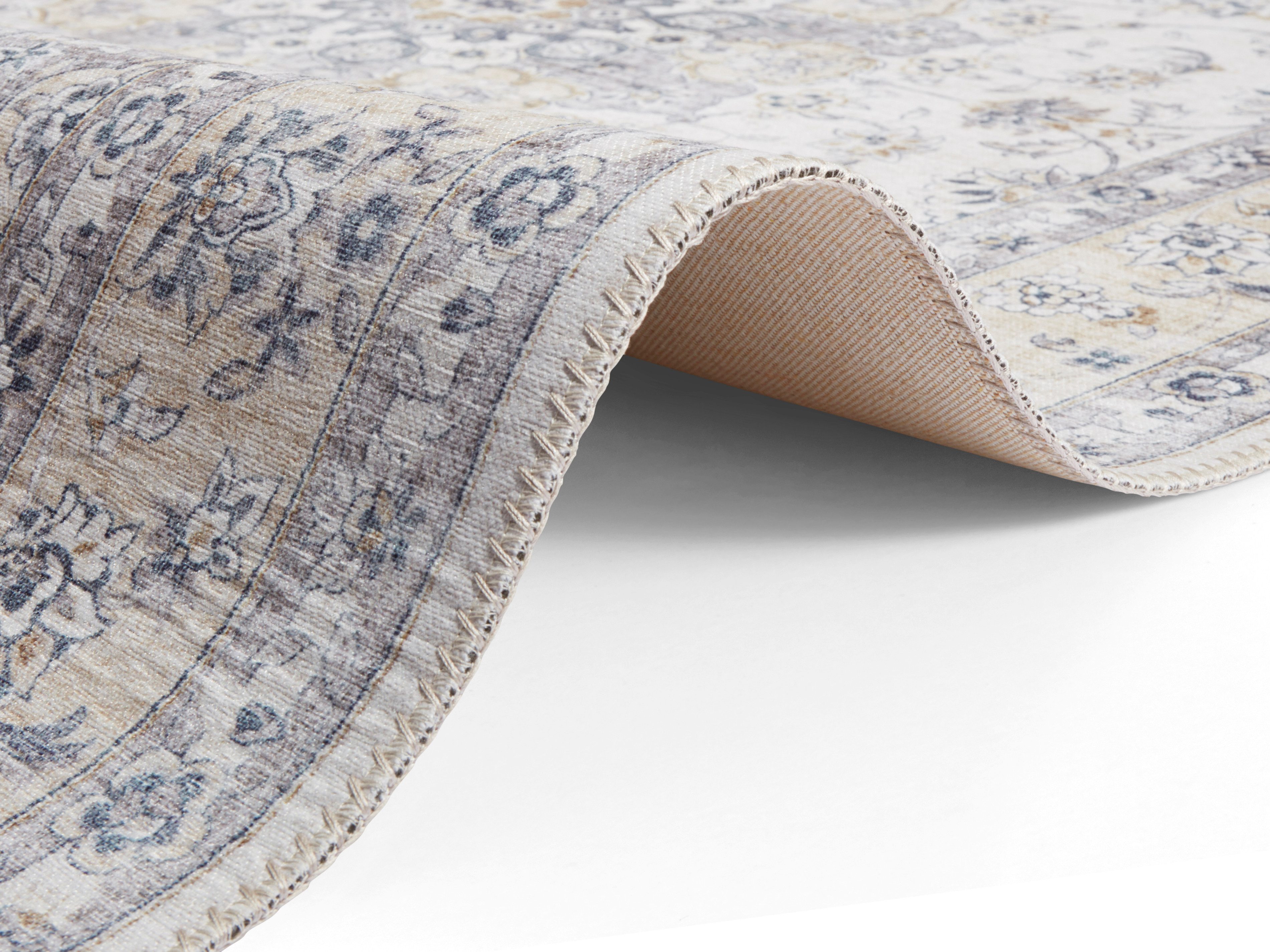 ELLE DECORATION Vloerkleed Nain Oosters, loper, kortpolig, woonkamer, slaapkamer, vintage-look