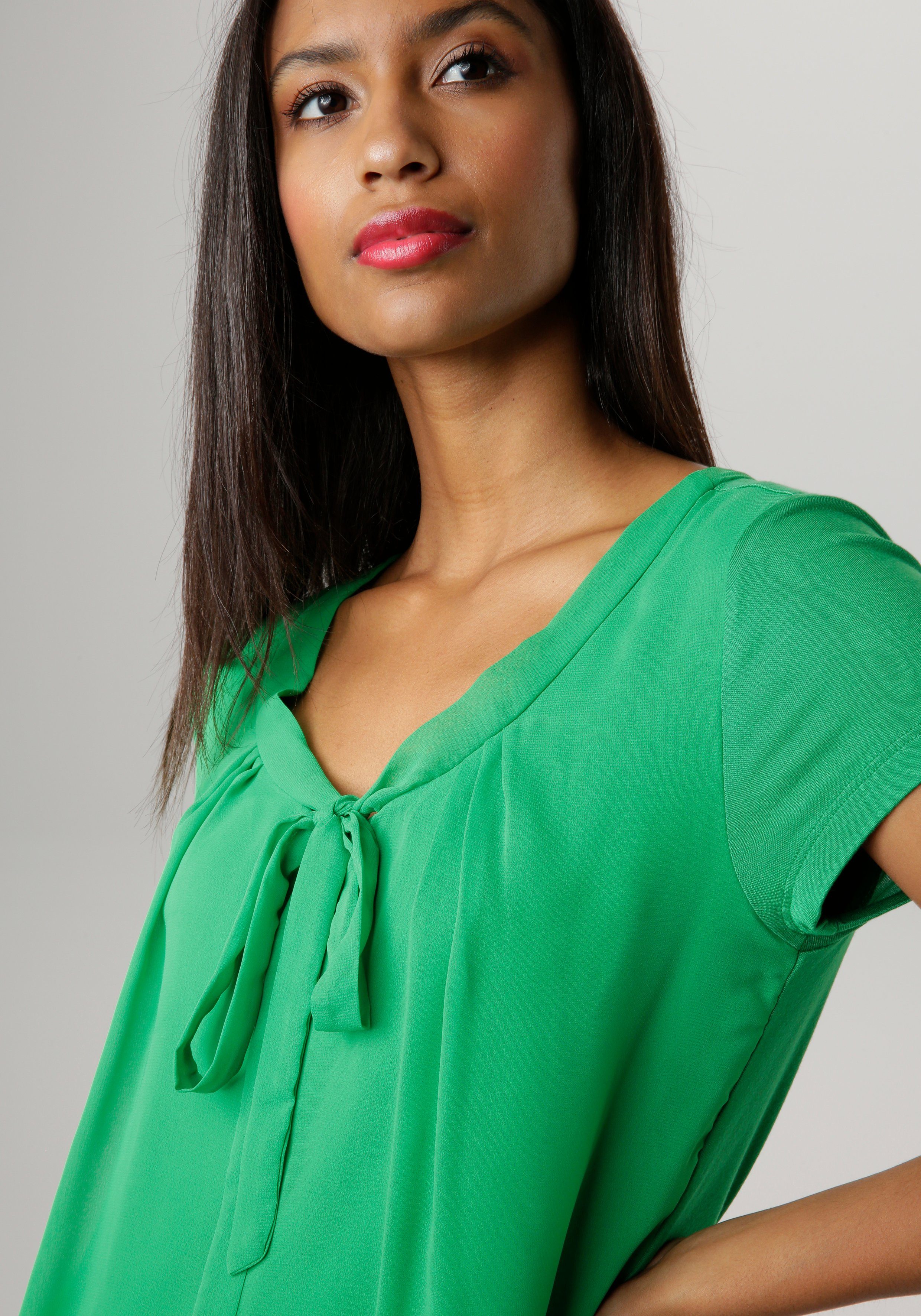 Aniston SELECTED Shirtblouse met dubbel verwerkt voorpand