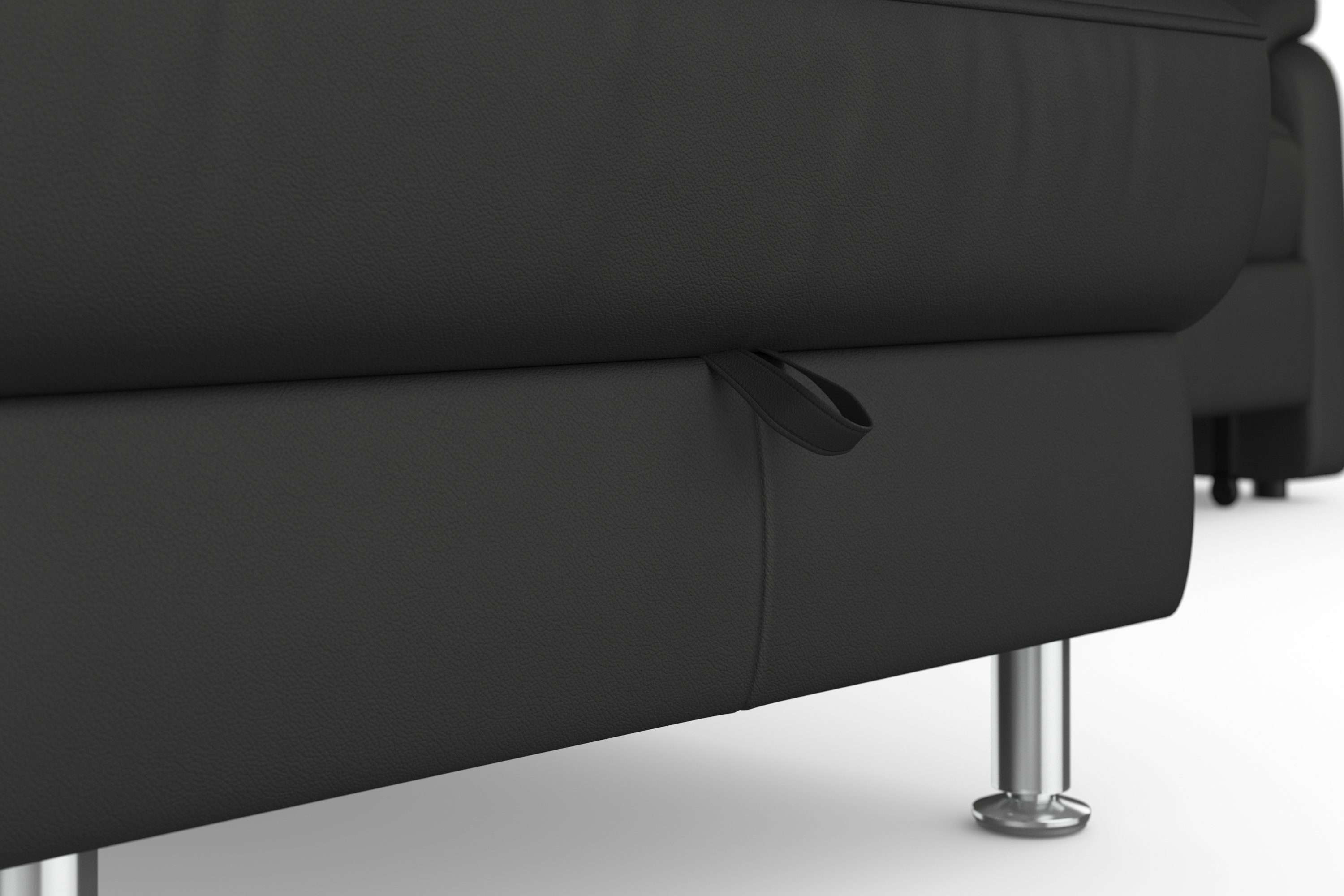 sit&more Hoekbank Freetown L-vorm met verstelbare hoofdsteun en comfortabele binnenvering