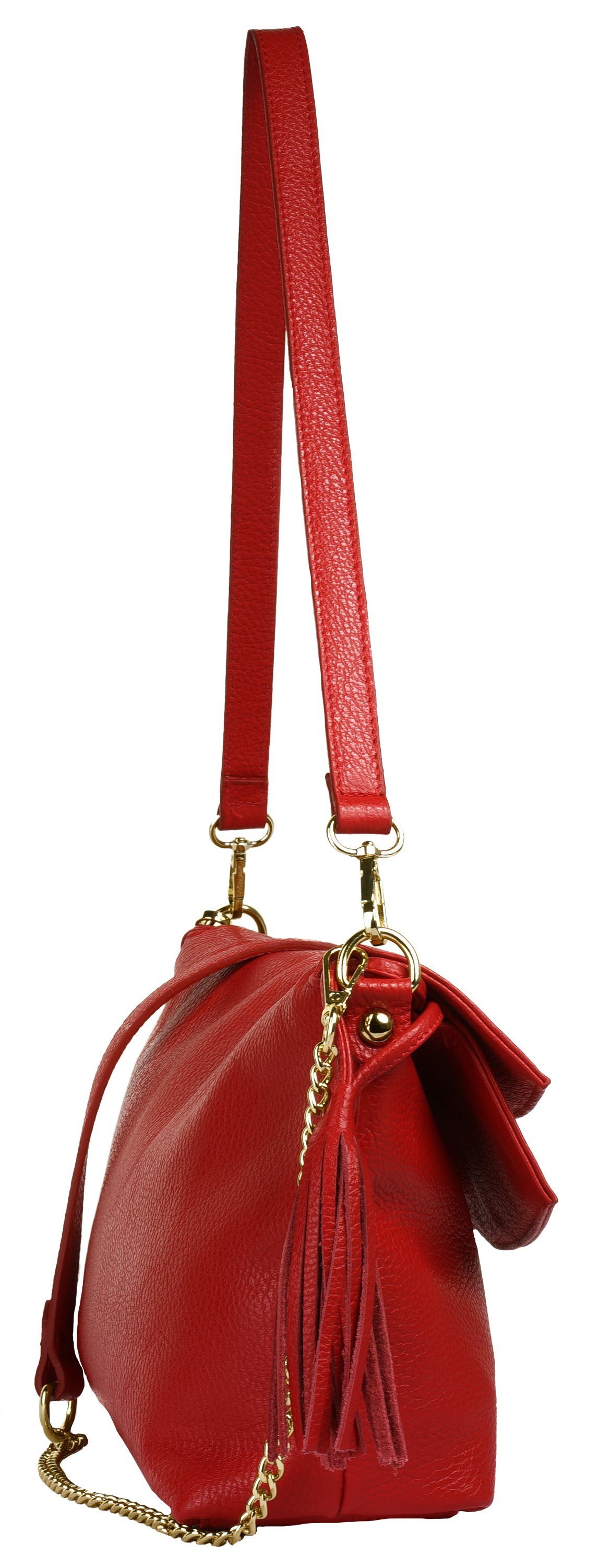 Samantha Look Schoudertas echt leer, made in italy