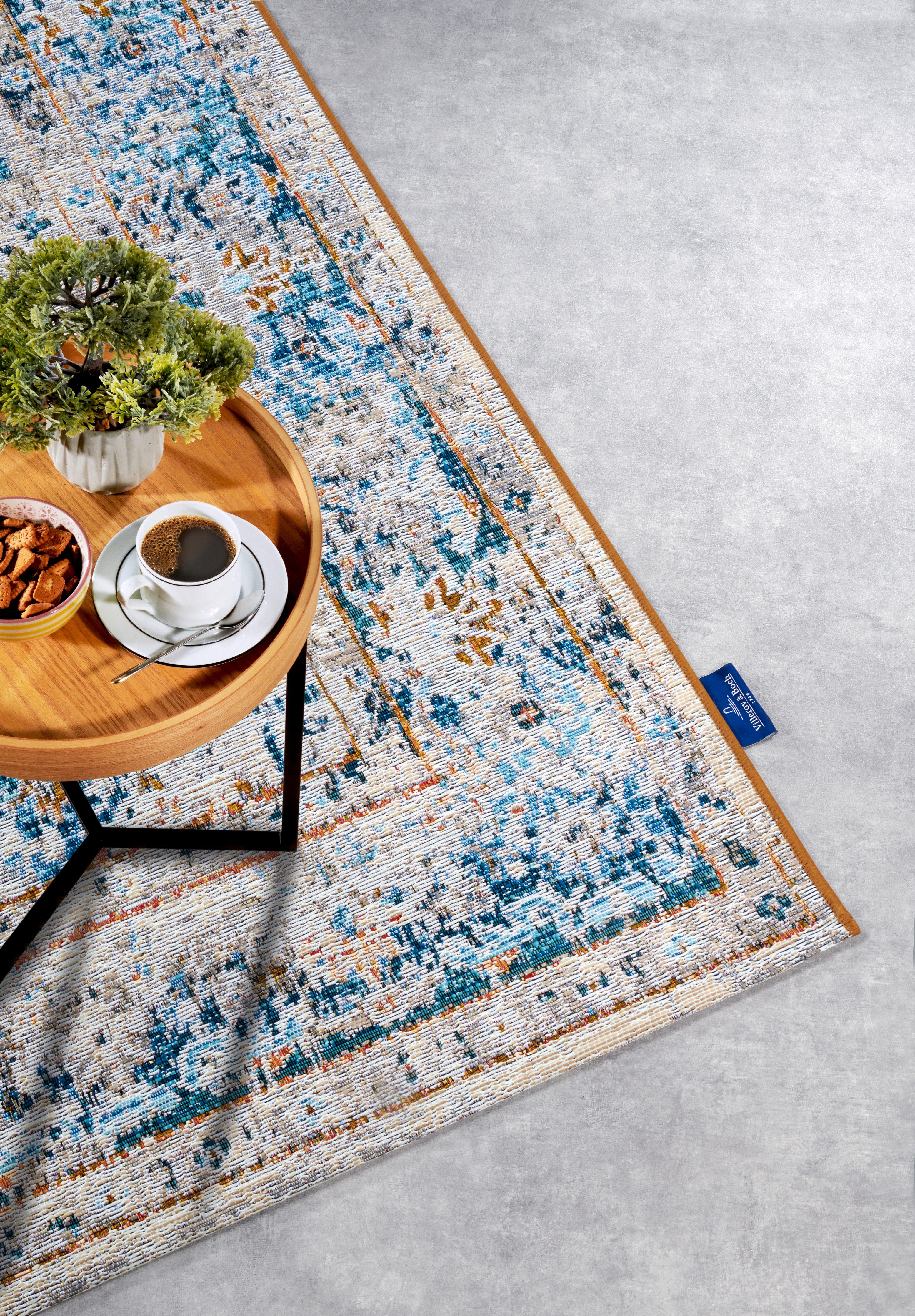 Villeroy & Boch Outdoorkleed Rene Buiten, vlakweefsel, weerbestendig, balkon, tuin, klassiek, terras