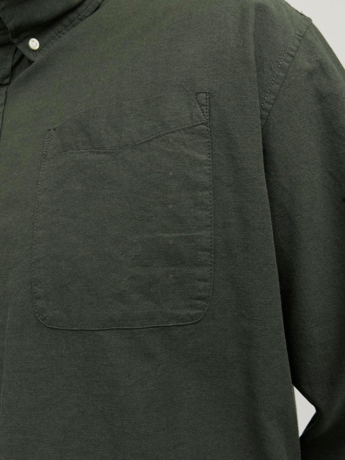 Jack & Jones PlusSize Overhemd met lange mouwen JJ JJEOXFORD SHIRT L/S