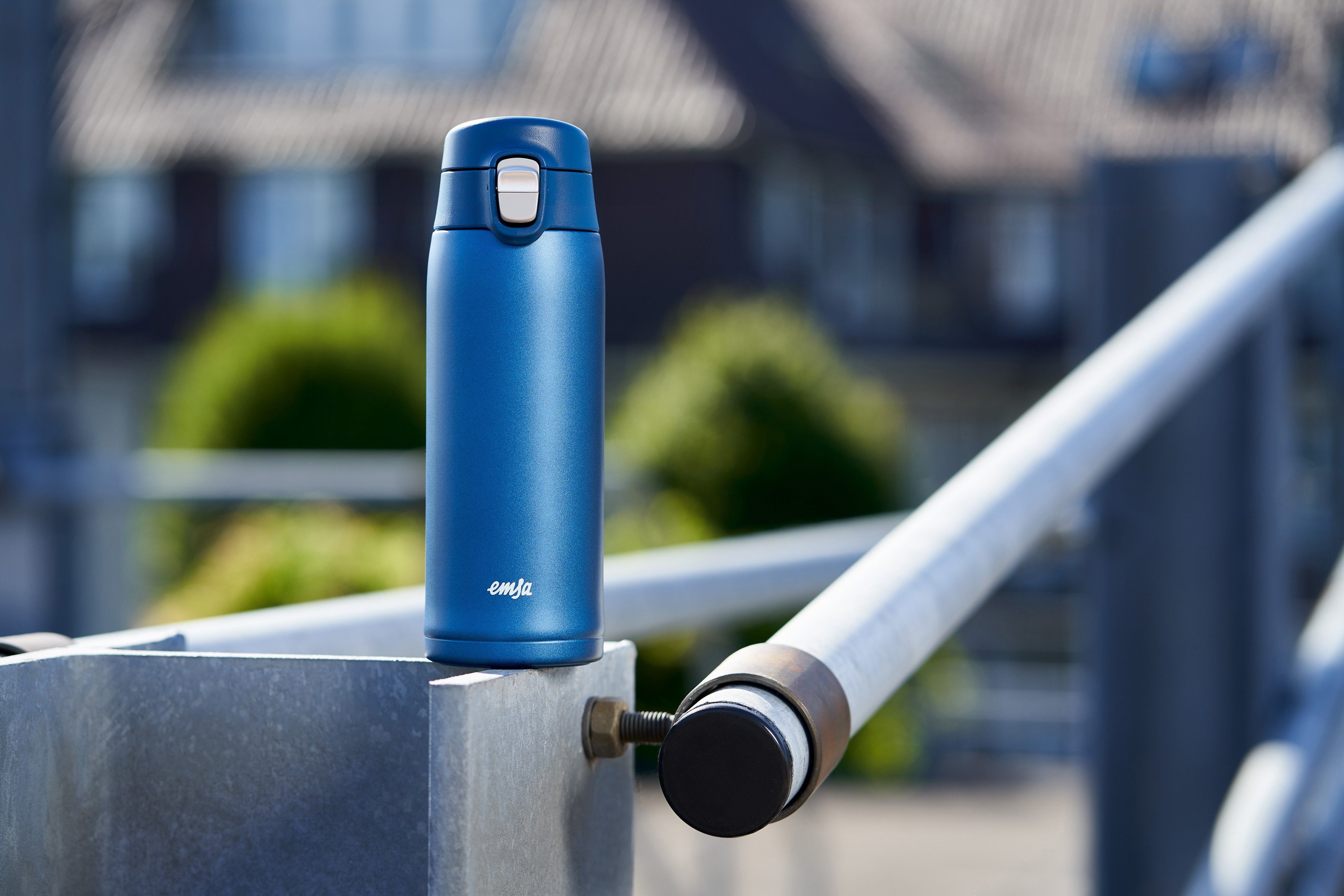 Emsa Thermosbeker Travel Mug Light 0,4l, roestvrij staal, 100% dicht, 8u warm/16u koud