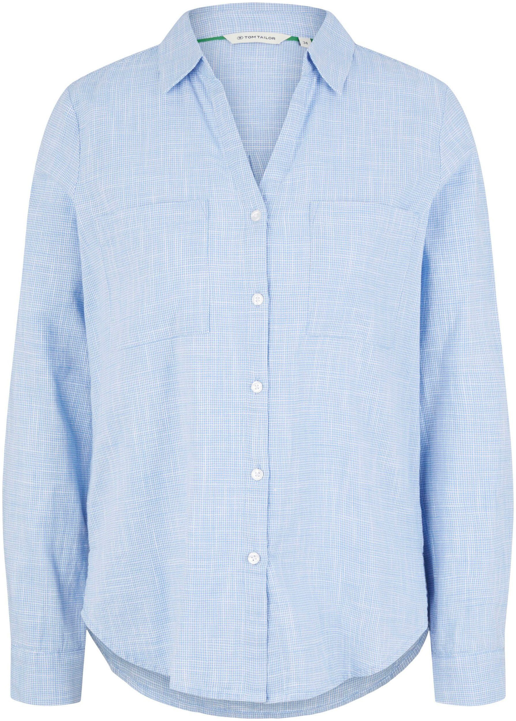Tom Tailor Blouse met lange mouwen met borstzakken