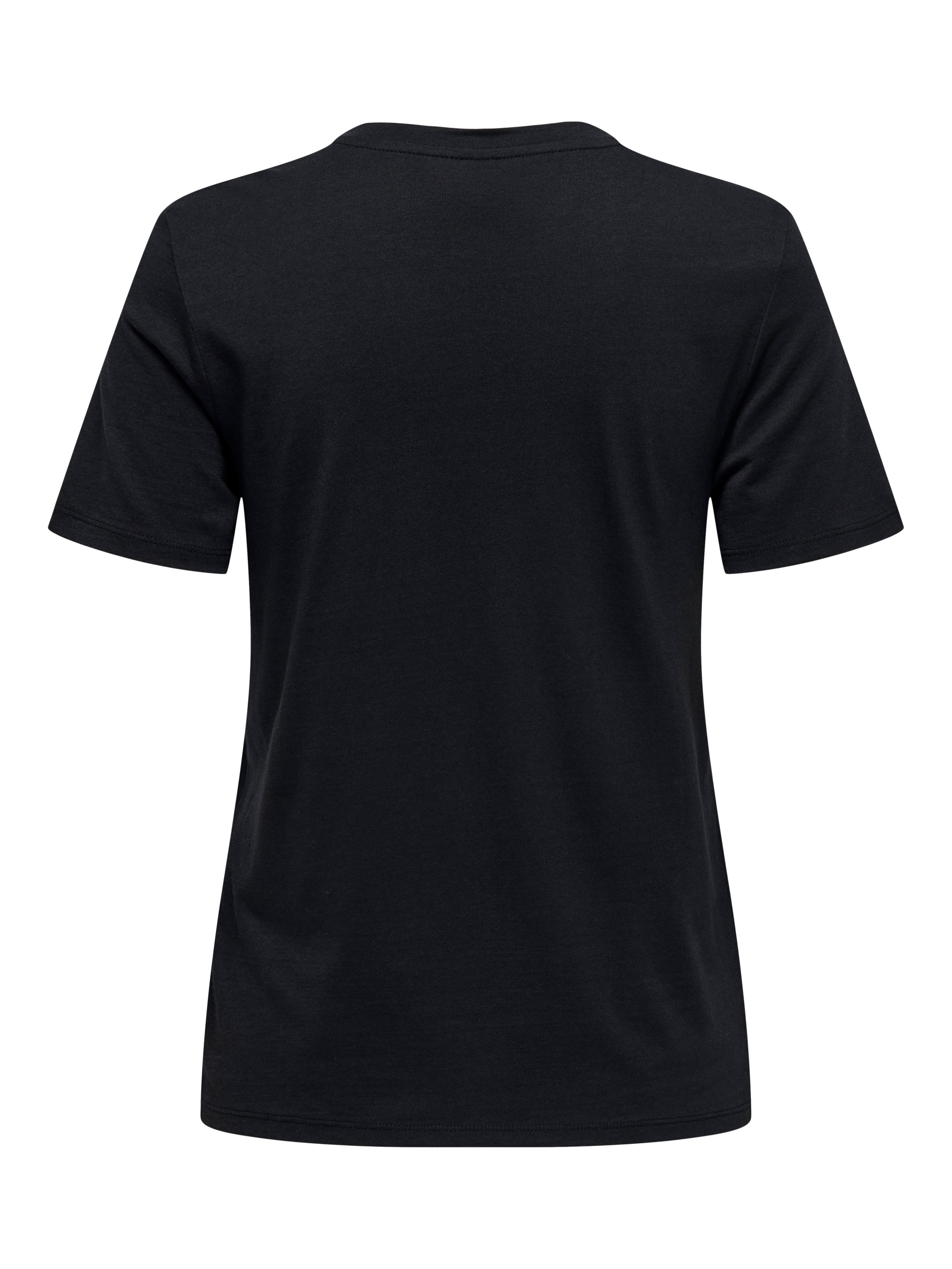 Only Shirt met korte mouwen ONLPARKER S/S O-NECK BLING TOP BOX JRS