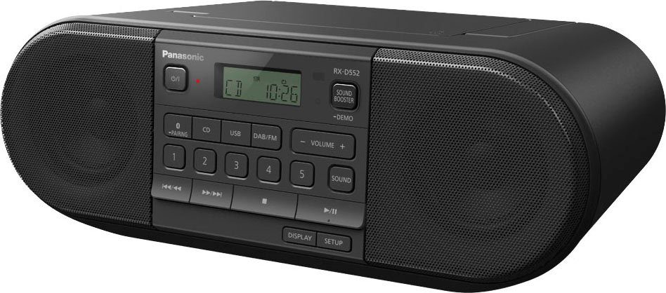 Panasonic Boombox RX-D552E-K CD-