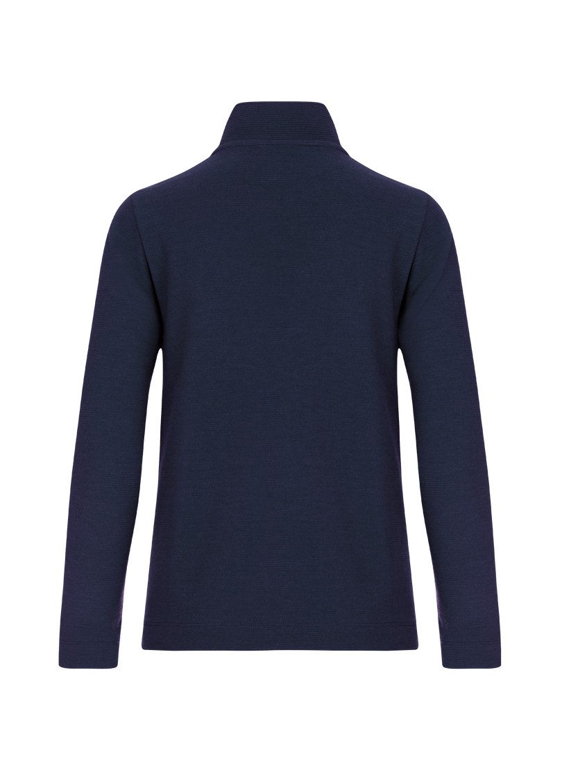 Trigema Sweatvest TRIGEMA jas met fonkelende strassteentjes (1-delig)