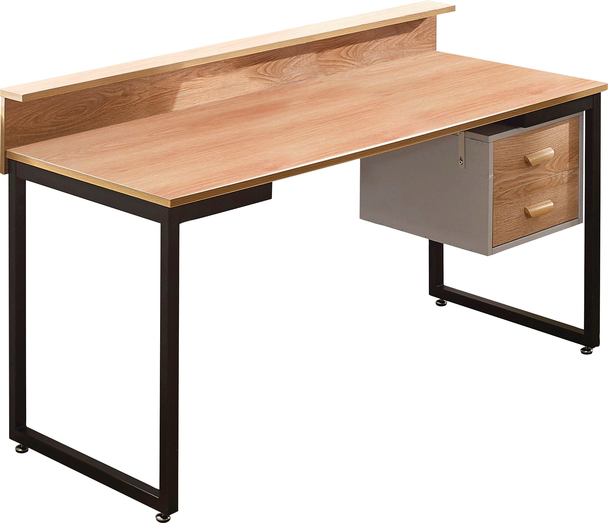 INOSIGN Bureau Wenzel Werkblad acacia decor, geschikt voor het thuiskantoor, laptoptafel