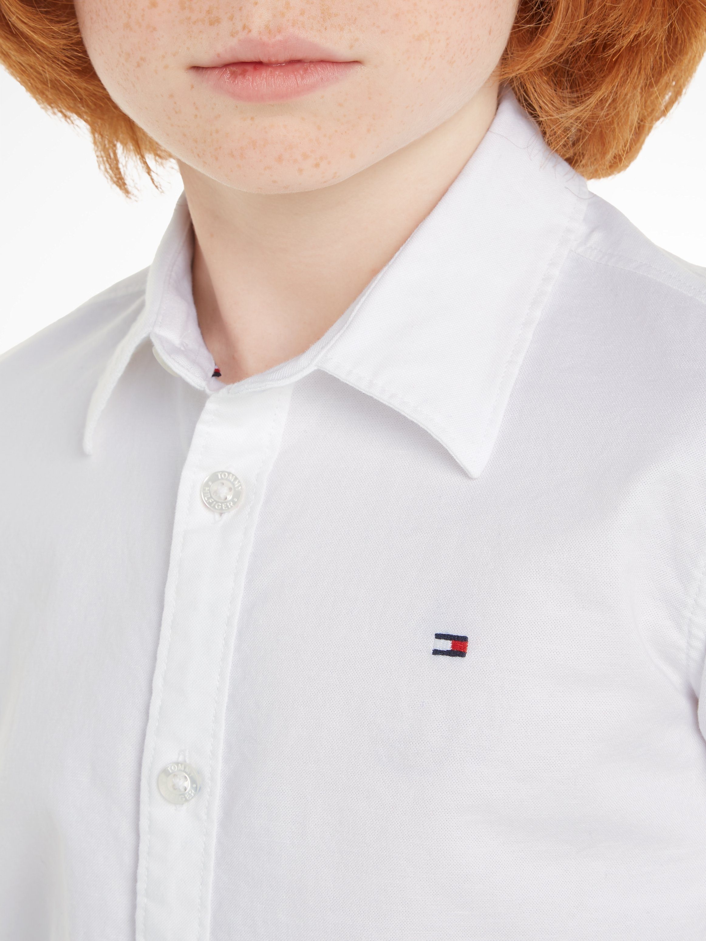Tommy Hilfiger Overhemd met lange mouwen FLAG OXFORD SHIRT L S