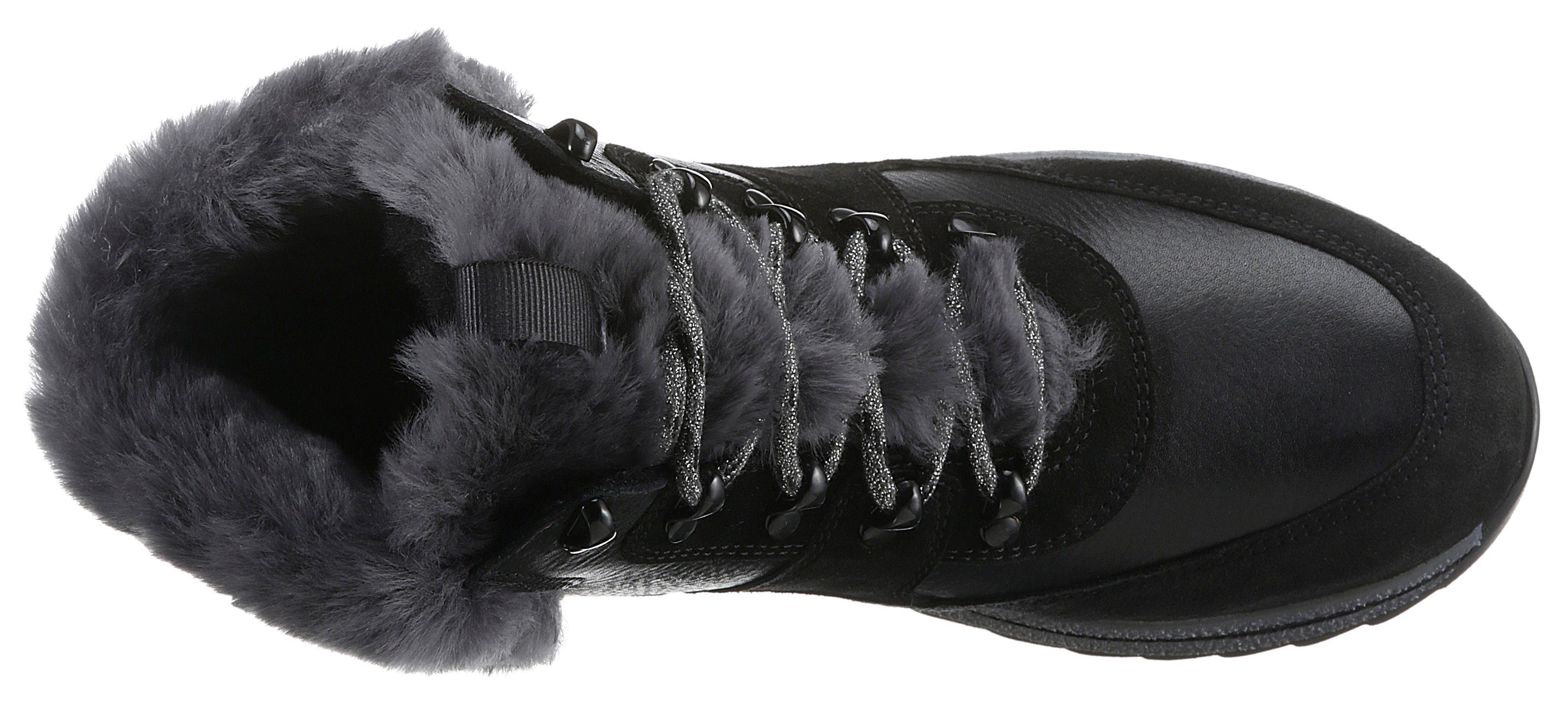 Ara Winterlaarzen OSAKA met faux-bont, h-breedte