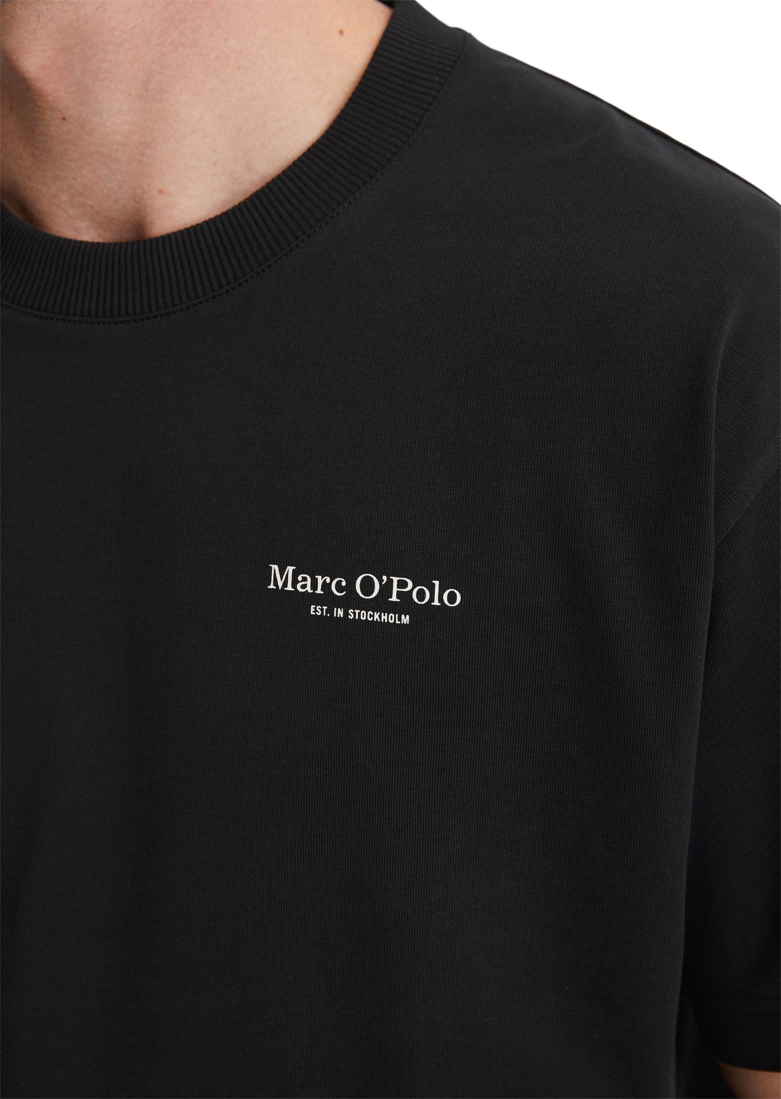 Marc O'Polo T-shirt met grote print op de rug