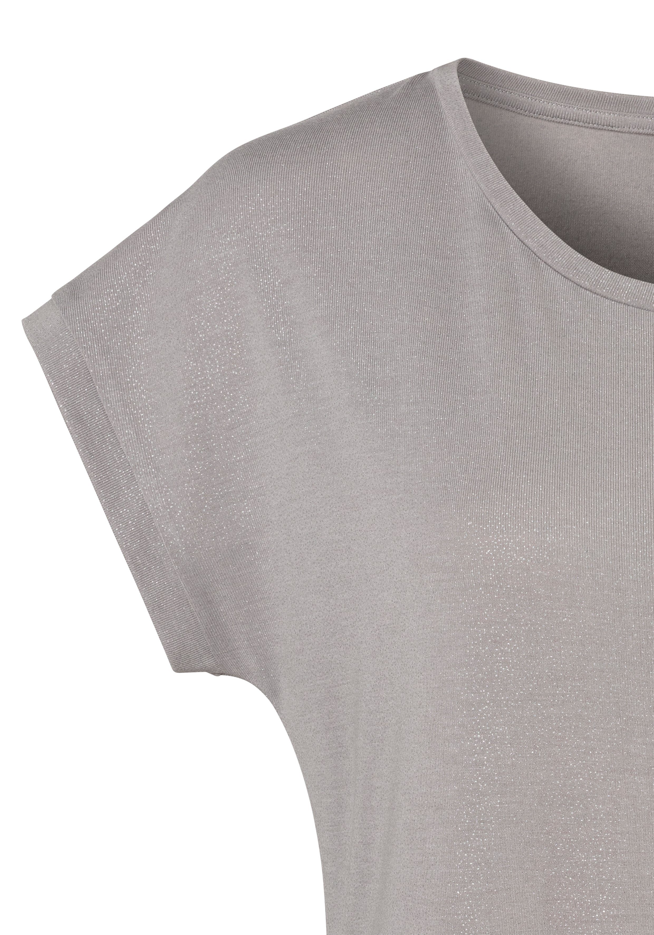 Vivance Shirt met ronde hals Met subtiele glanzend druk van zachte viscosekwaliteit