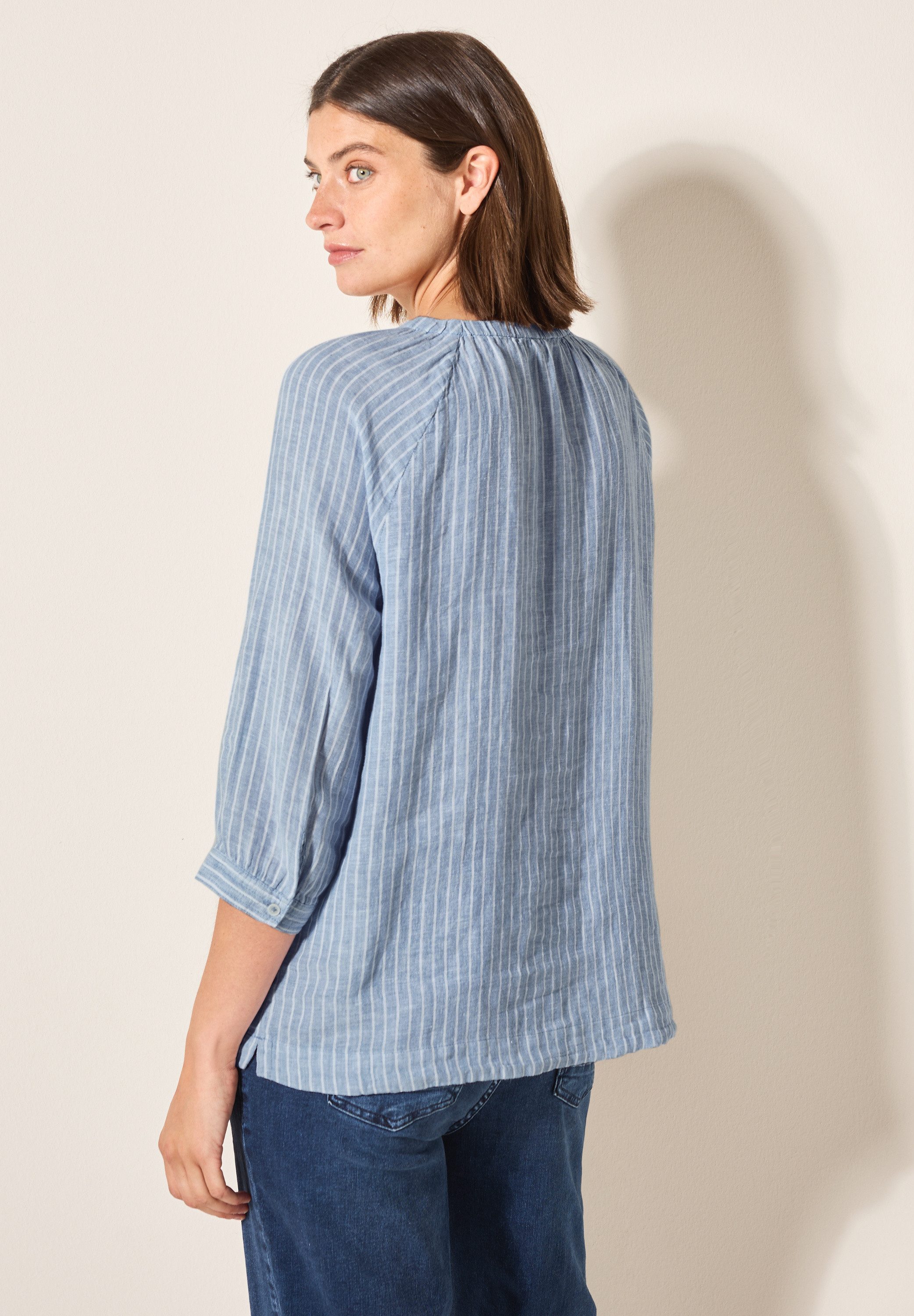 Cecil Shirtblouse 3/4-mouw in streepeffect