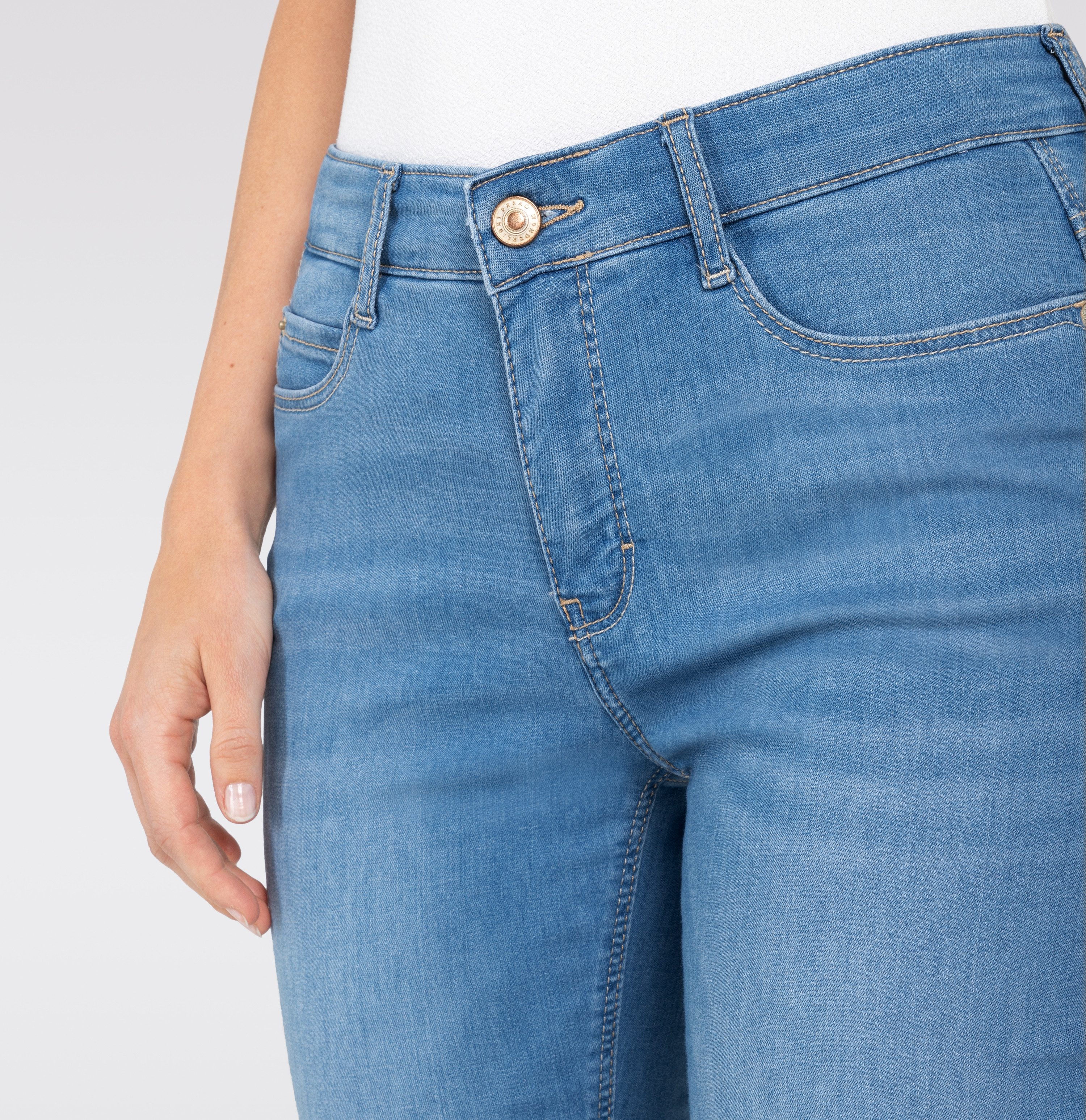 MAC Capri jeans Dream-Sum Comfortabele pasvorm met omrolbare zoom