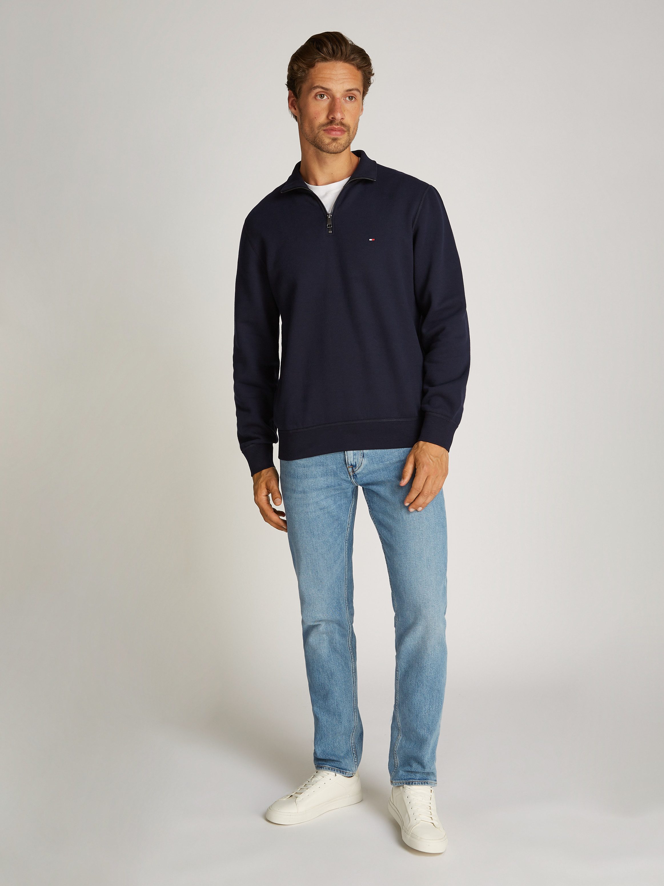 Tommy Hilfiger Sweatshirt ESSENTIAL FLEECE 1/4 ZIP