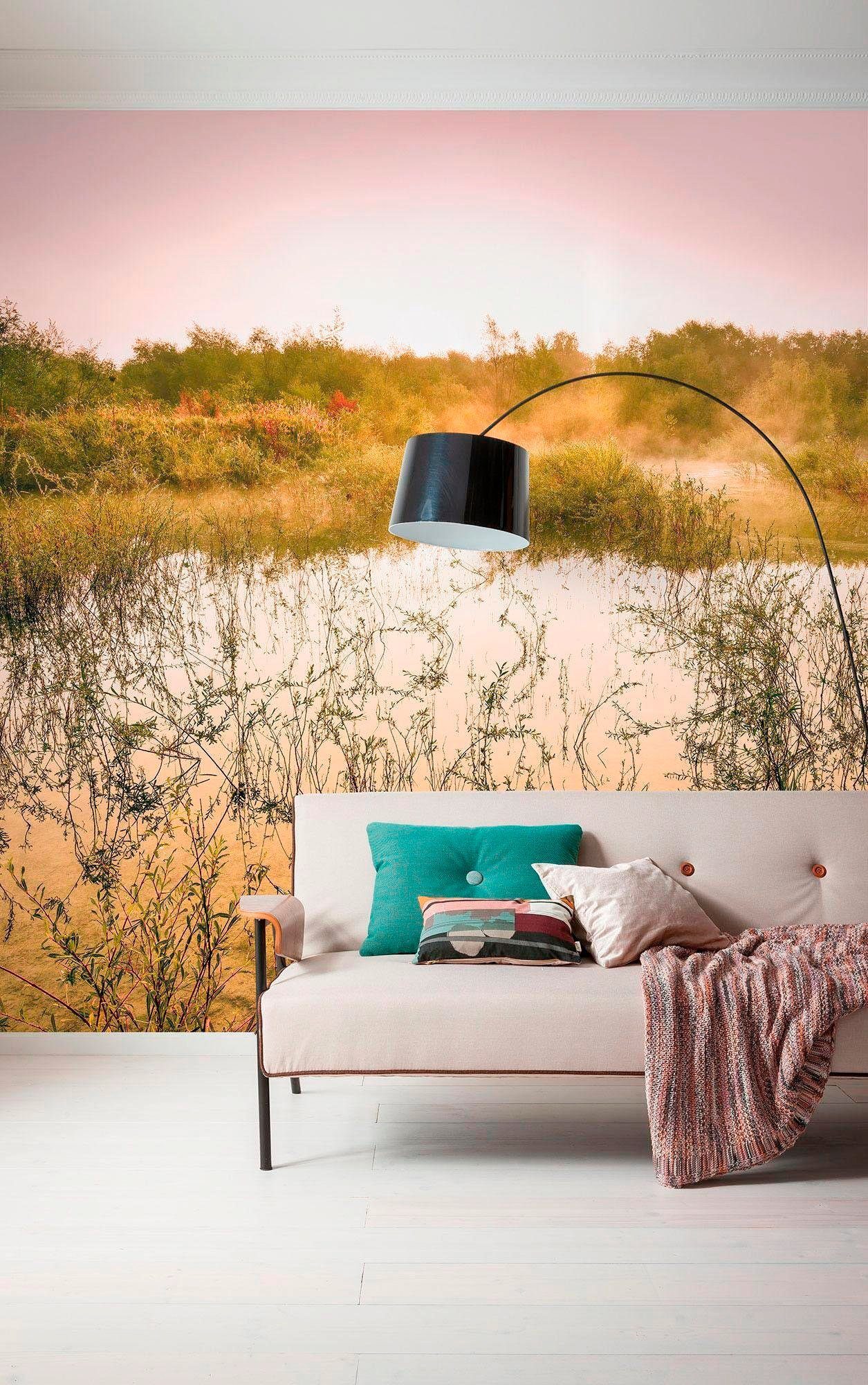 Komar Vliesbehang Digitale print vlies - Morning View II - Afmeting 400 x 250 cm (1 stuk)