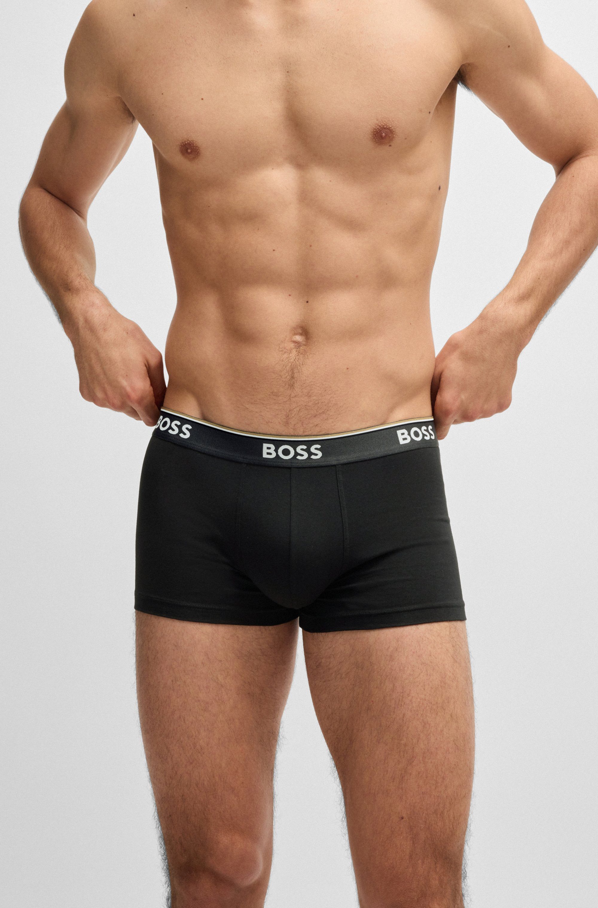 BOSS Trunk 3P Power met boss opdruk op de tailleband (set, 3 stuks)