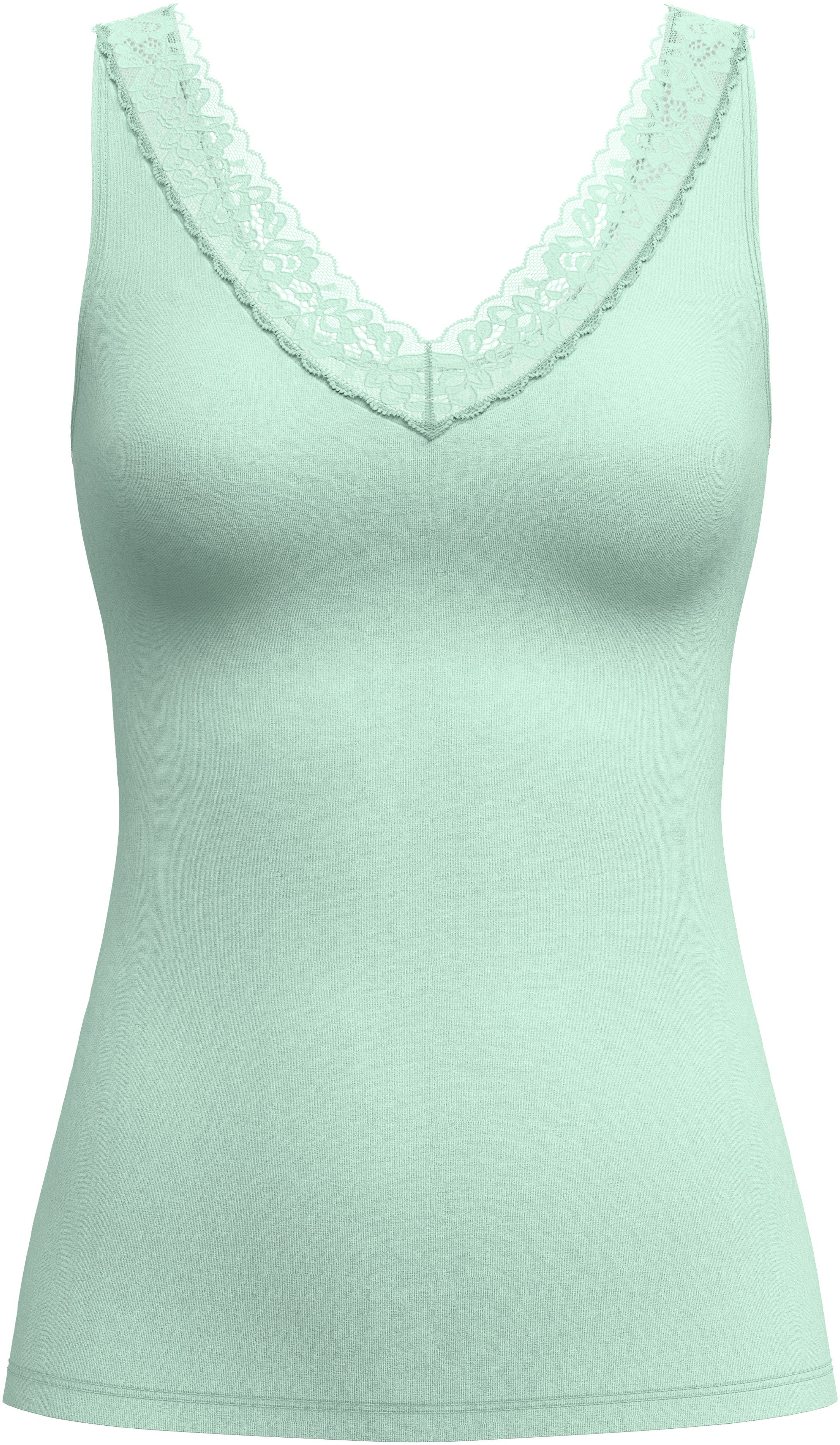 CALIDA Tanktop Natural Comfort Lace