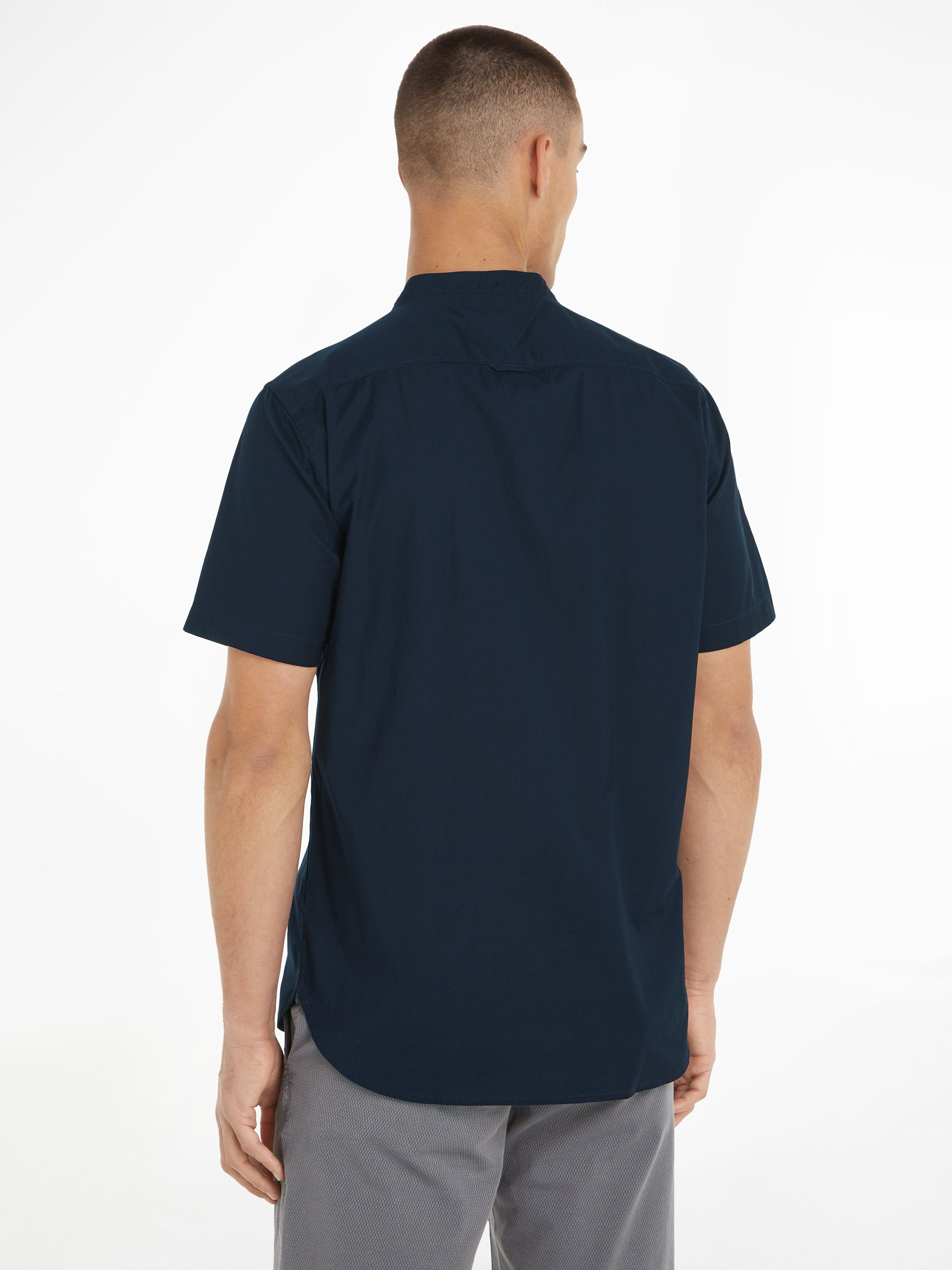 Tommy Hilfiger Overhemd met korte mouwen FLEX POPLIN MAO RF SHIRT