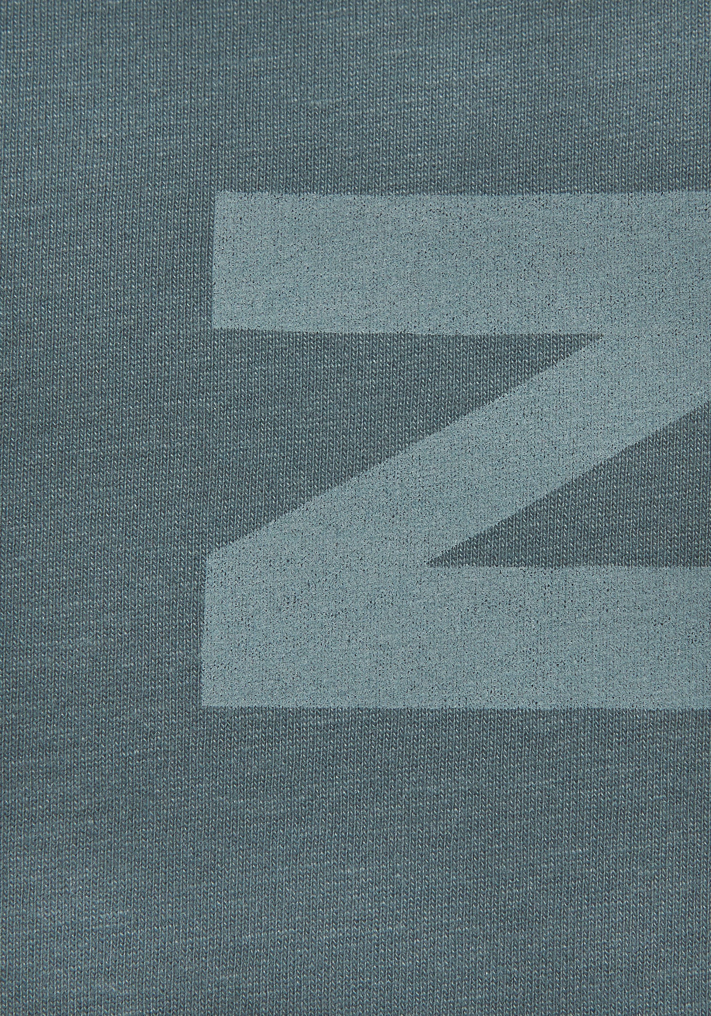 Elbsand Longsleeve TINNA met logoprint op de rug, shirt met lange mouwen van een katoenmix, sportief-casual