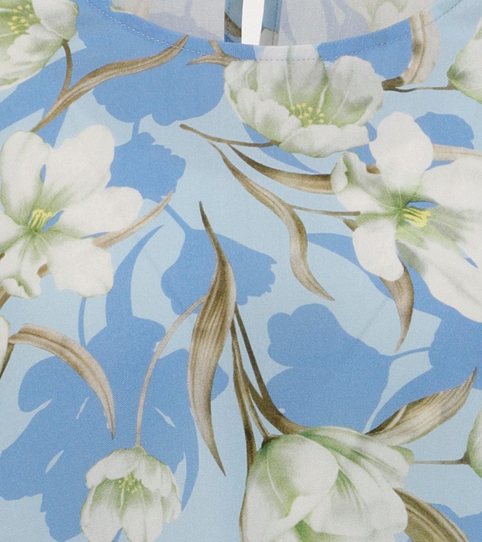 Aniston CASUAL Blouse zonder sluiting met harmonieuze bloemenprint - nieuwe collectie