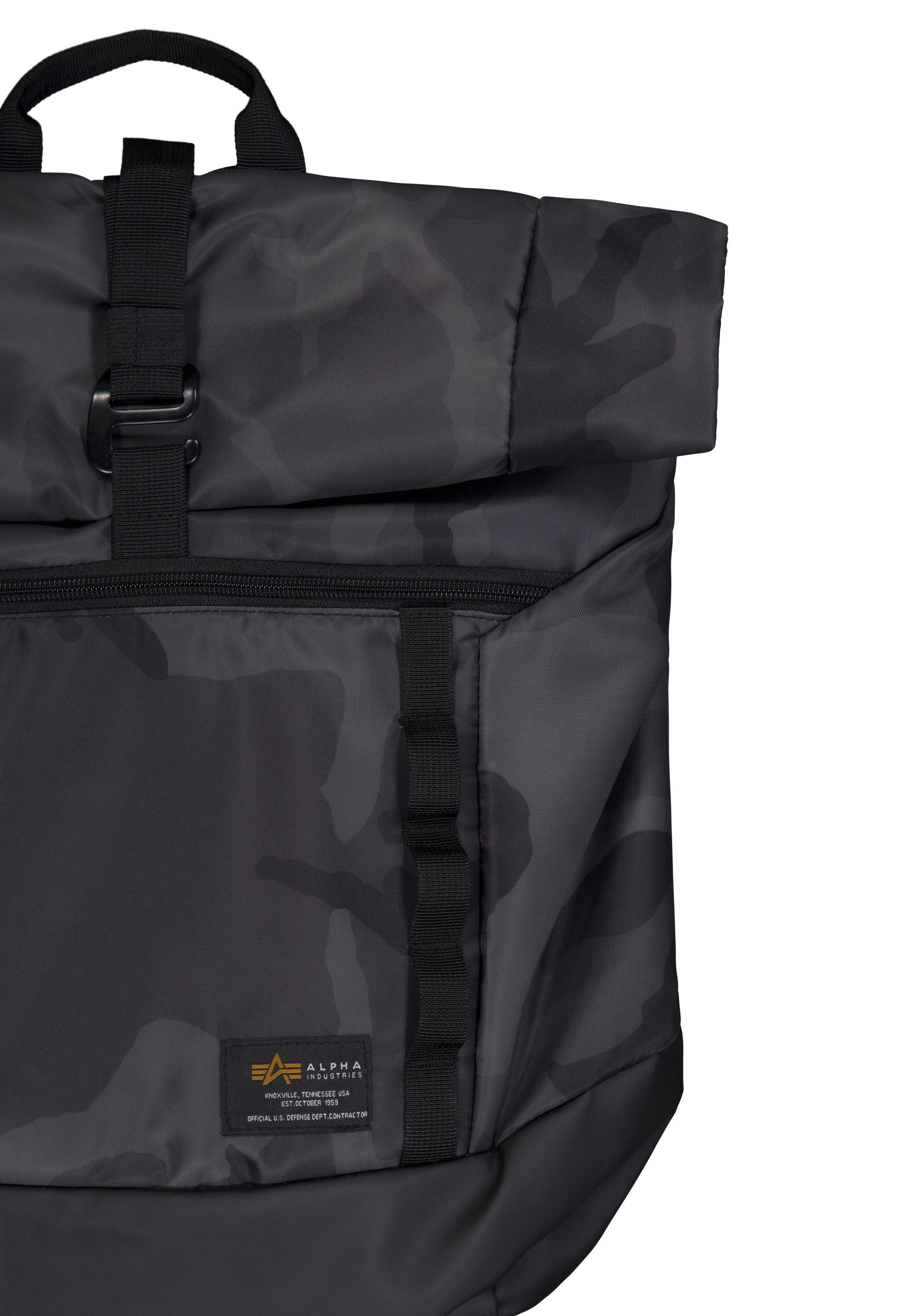 Alpha Industries Rugzak Alpha Industries Accessoires - Bags Crew Roll Top Bag Camo