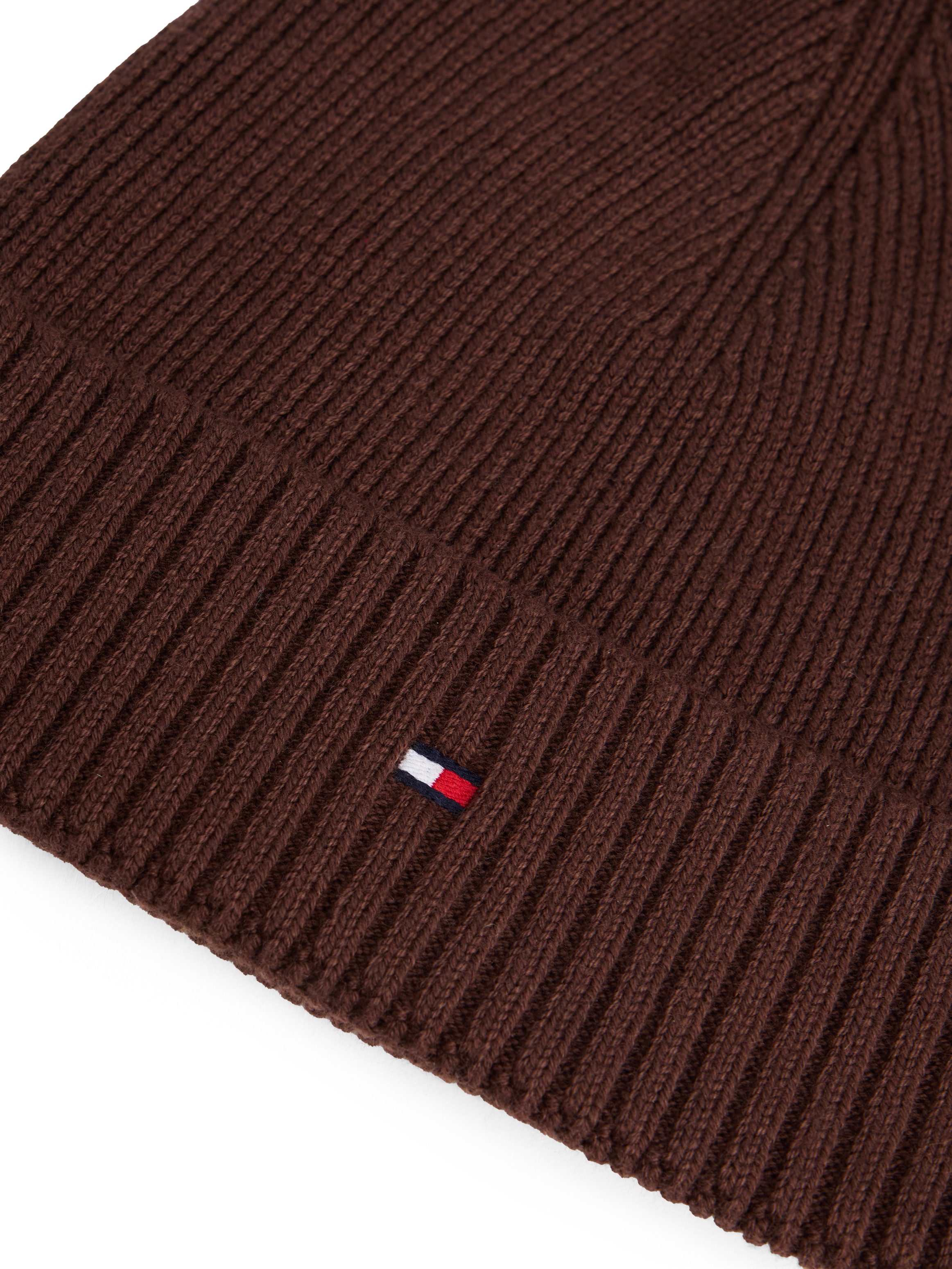Tommy Hilfiger Gebreide muts TH FLAG PIMA COTTON BEANIE