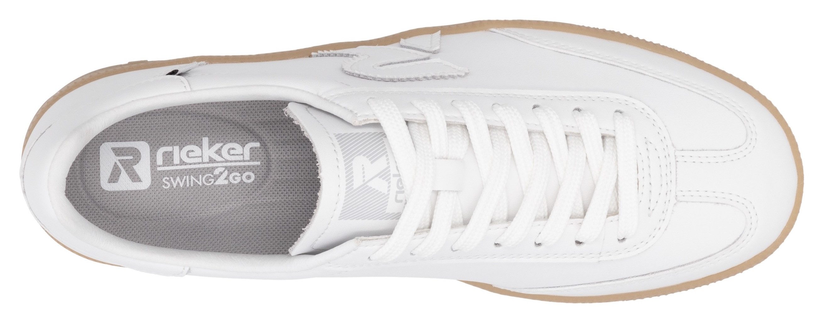 RIEKER Sport Sneakers , retro-sneaker, vrijetijdsschoen, lage schoen met uitneembaar voetbed
