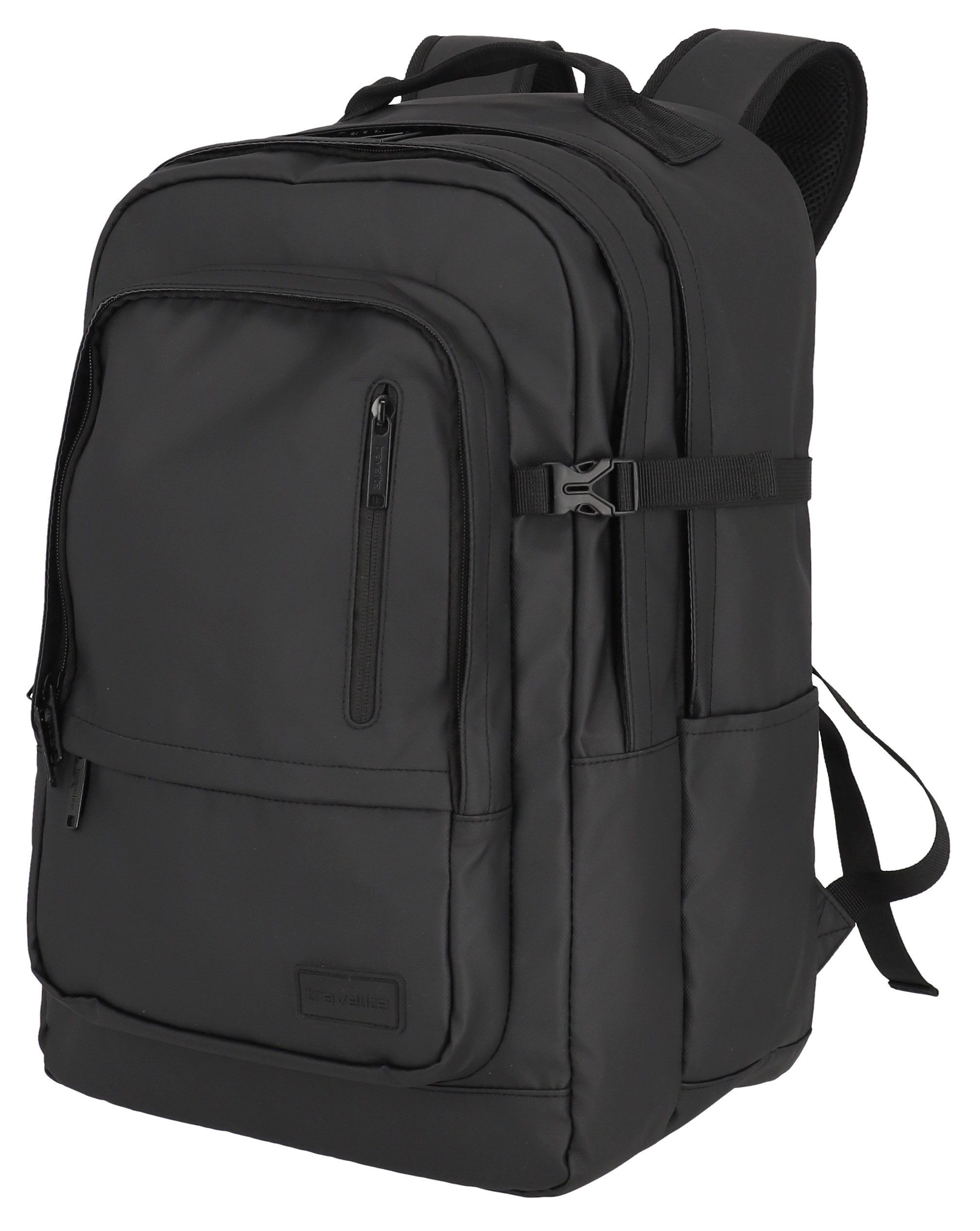 travelite Vrijetijdsrugzak BASICS rugzak zeildoek Schoolrugzak werkrugzak reiserugzak met 15,6 inch laptopvak