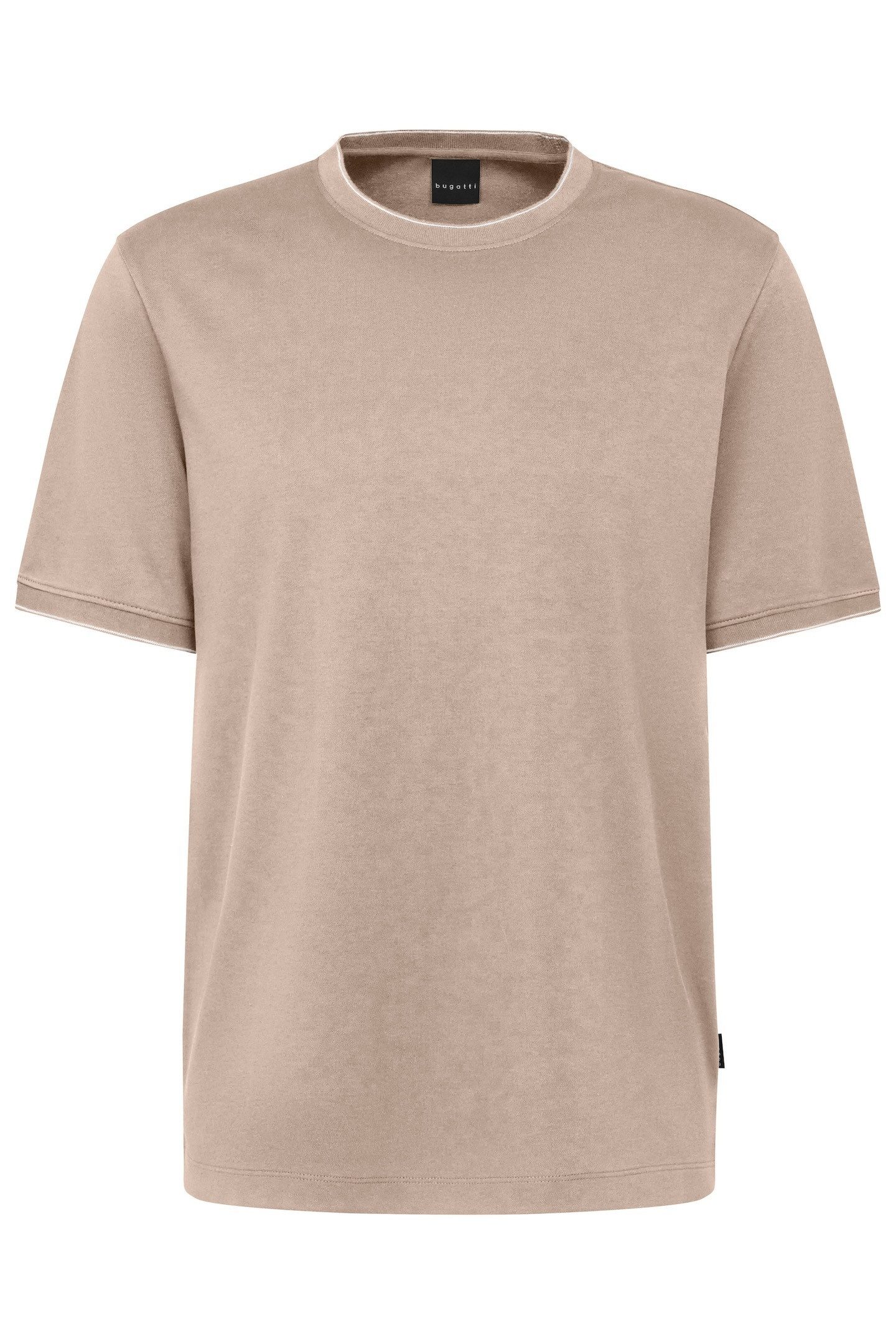 Bugatti T-shirt van katoenmix