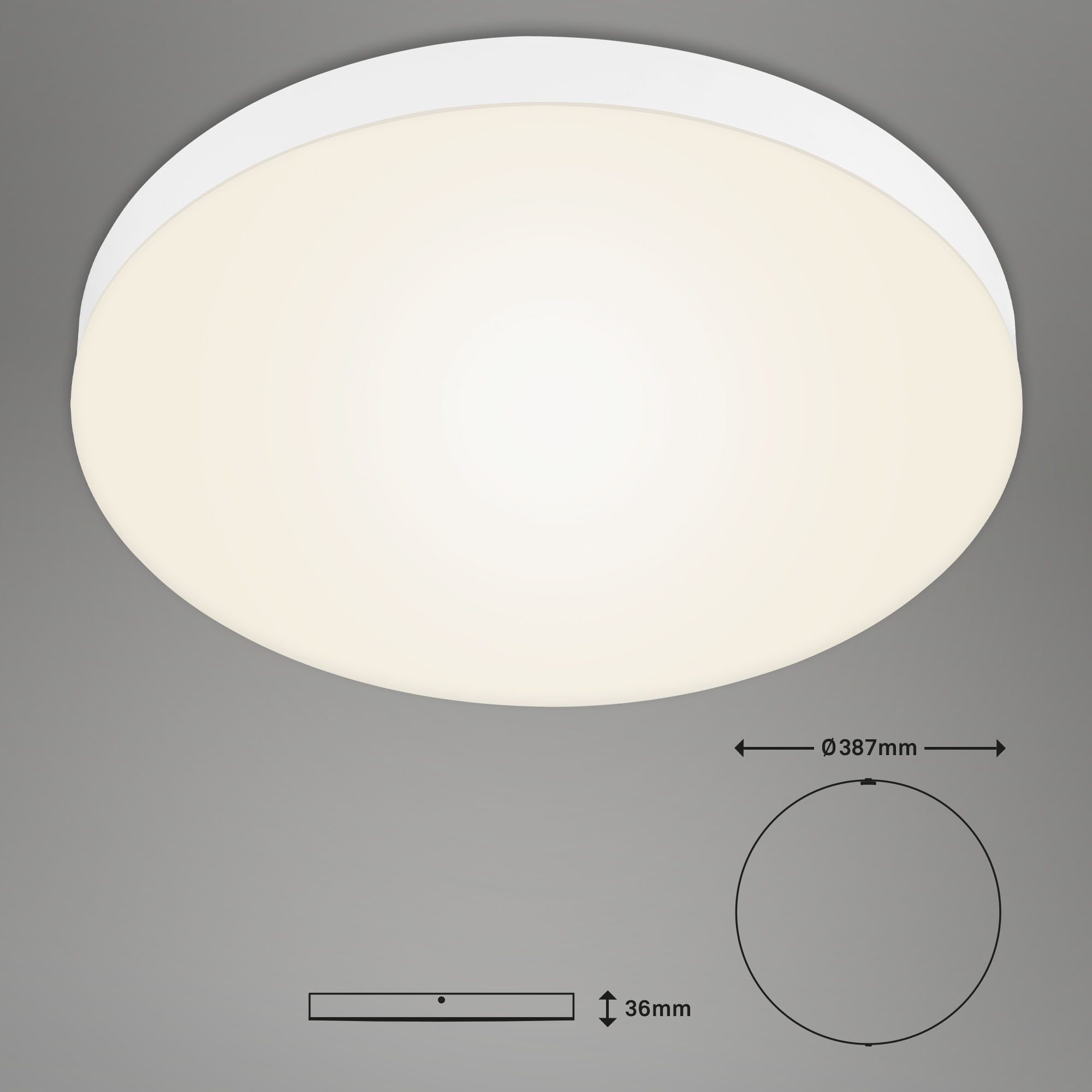 Briloner Leuchten Opbouwarmatuur Flame