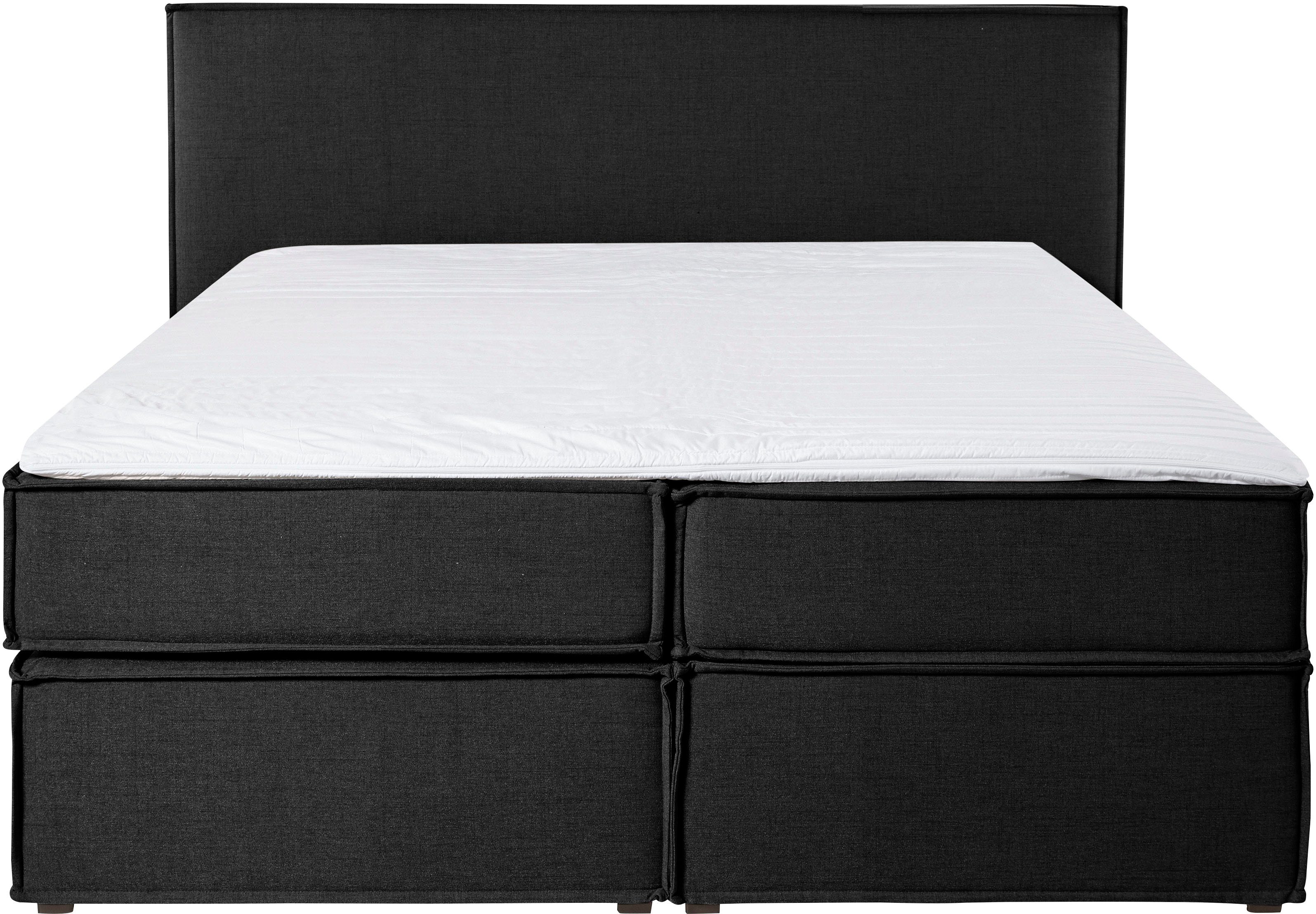 LeGer Home by Lena Gercke Boxspring Yuma incl. topmatras, in 4 breedten, 3 matrassoorten en elk 2 hardheden