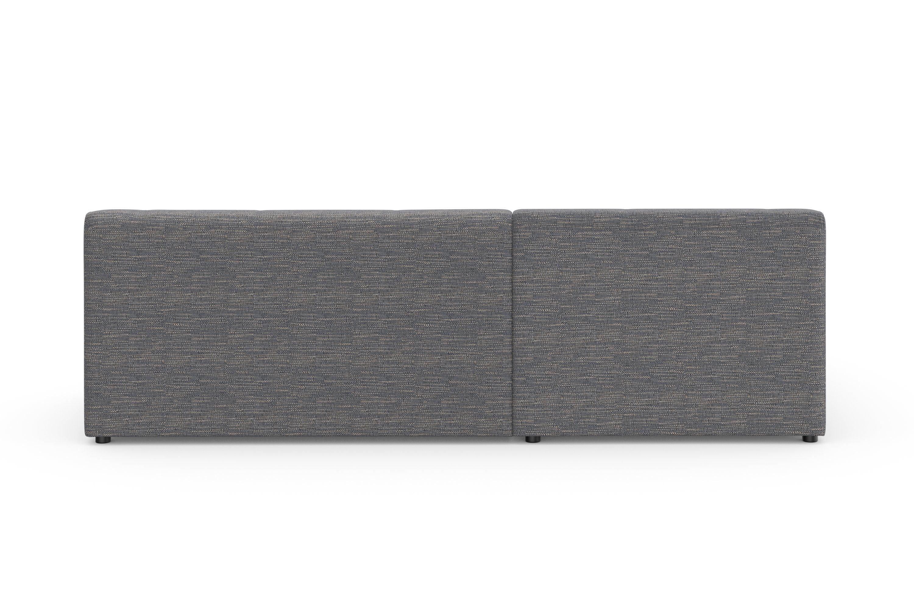 DOMO collection Hoekbank Topper, elegant en tijdloos, compacte afmetingen 245/155cm, L-vorm