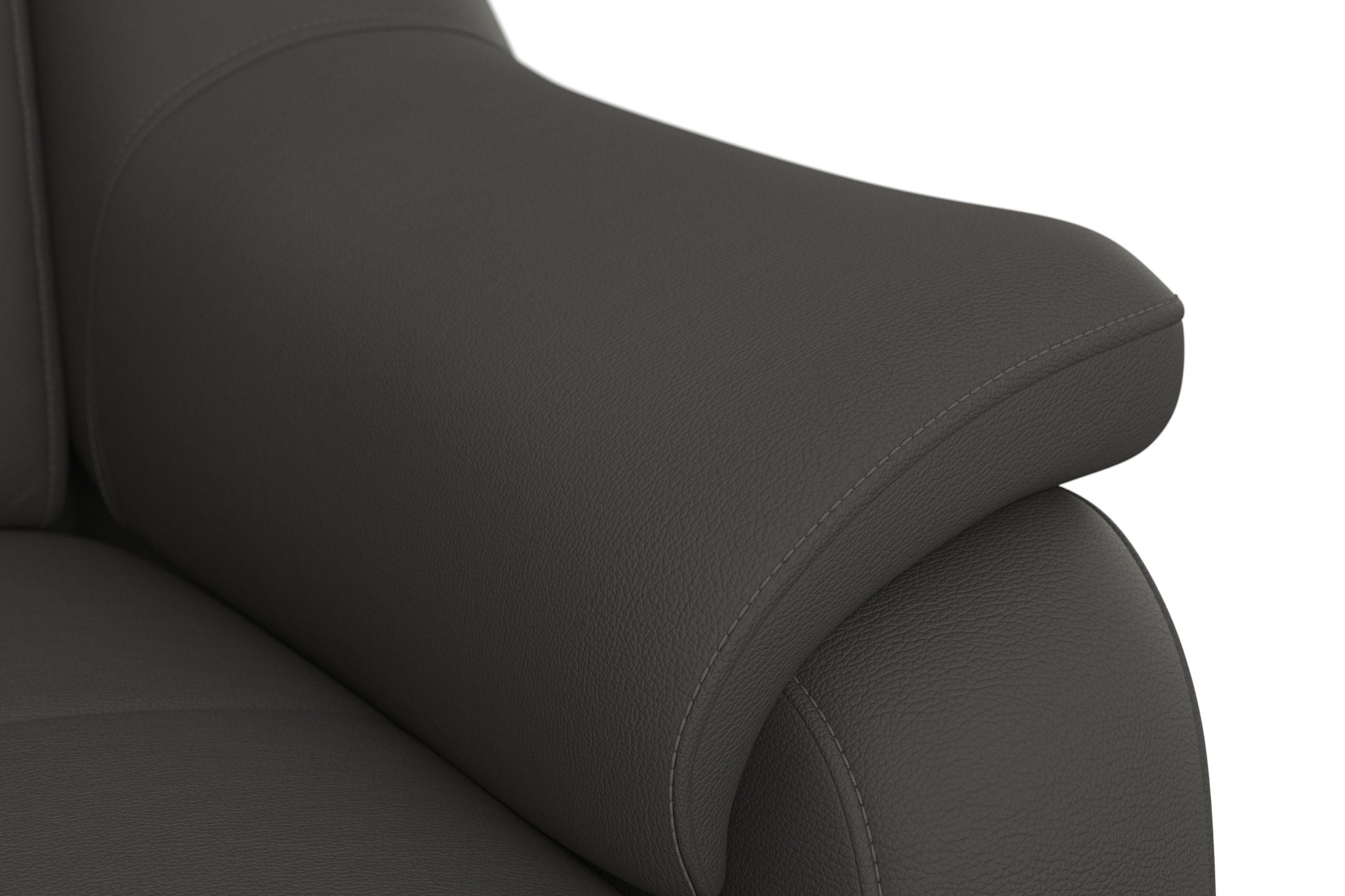 sit&more Hoekbank Freetown L-vorm met verstelbare hoofdsteun en comfortabele binnenvering