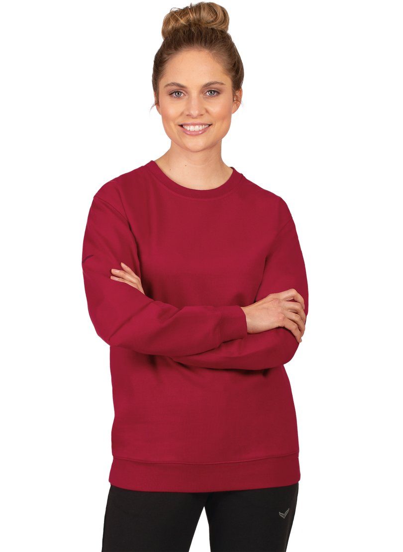 Trigema Sweatshirt TRIGEMA Sweat-Shirt meisjes sweaters maat S rood