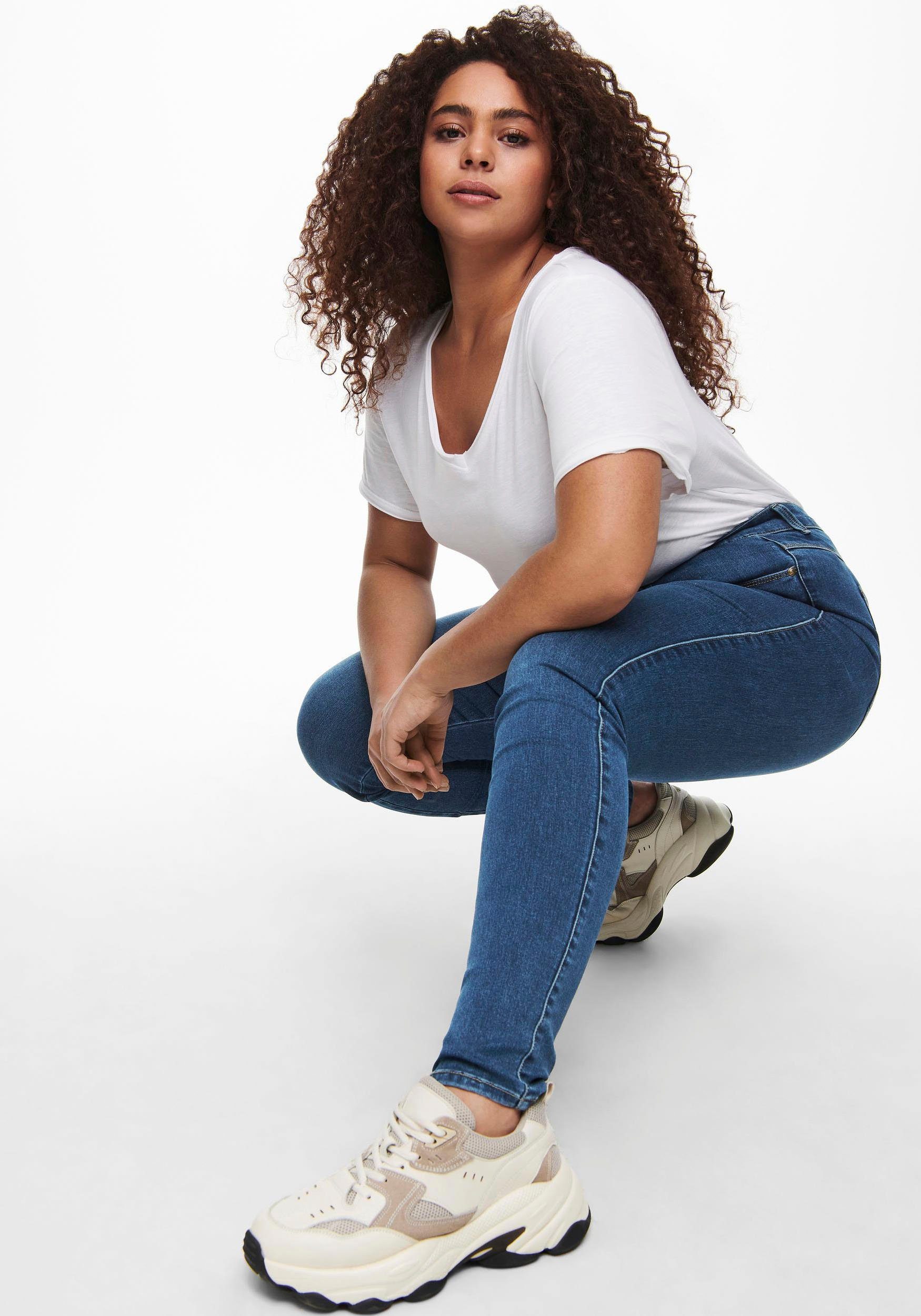 ONLY CARMAKOMA High-waist jeans CARAUGUSTA HW SK DNM