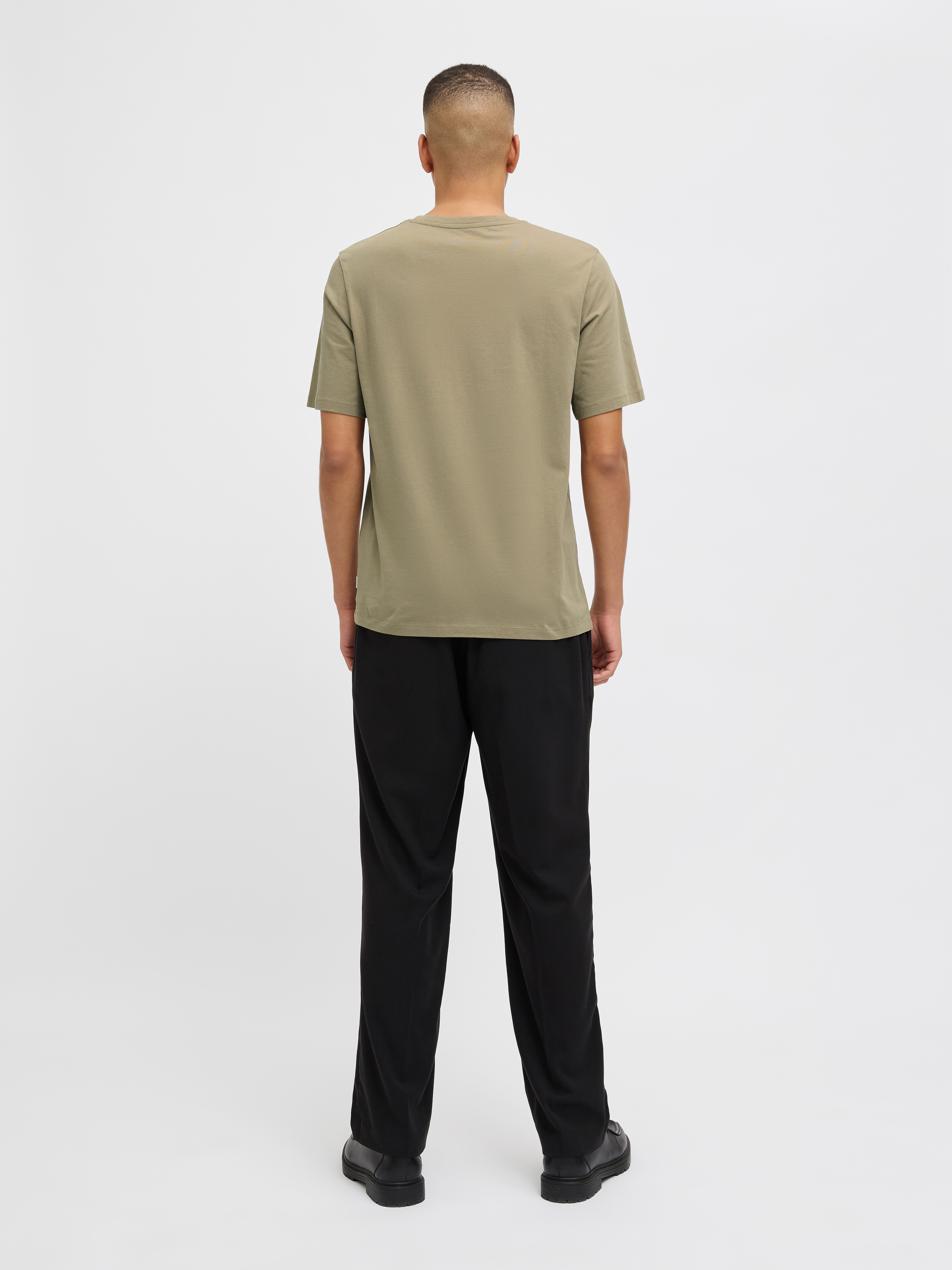 Jack & Jones Shirt met ronde hals JJEORGANIC BASIC TEE SS O-NECK NOOS