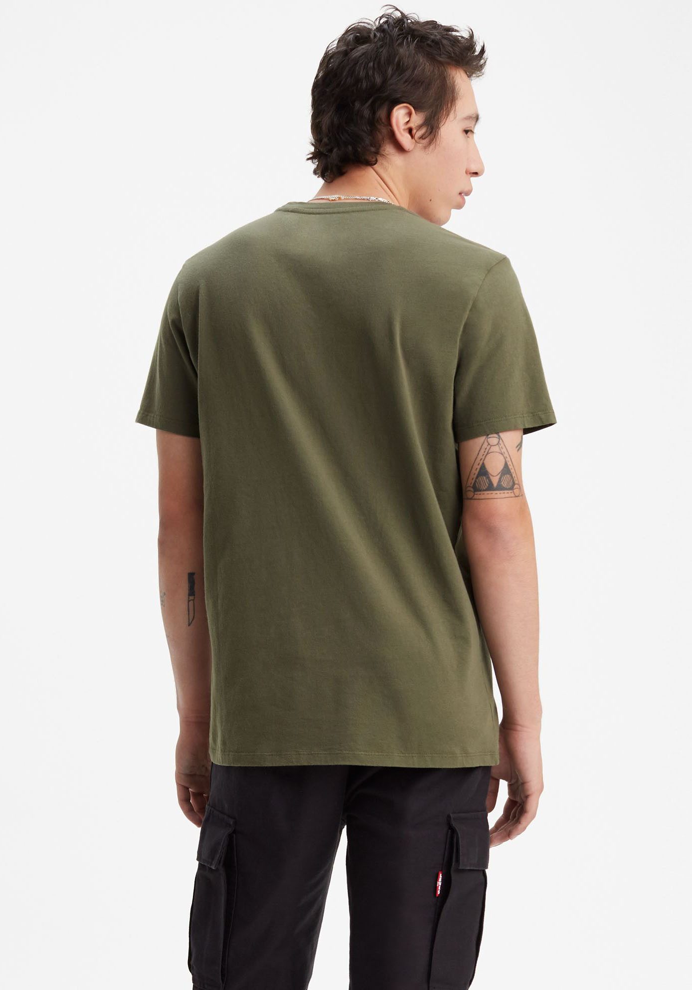 Levi's® T-shirt Batwing Logo Tee met logo-frontprint