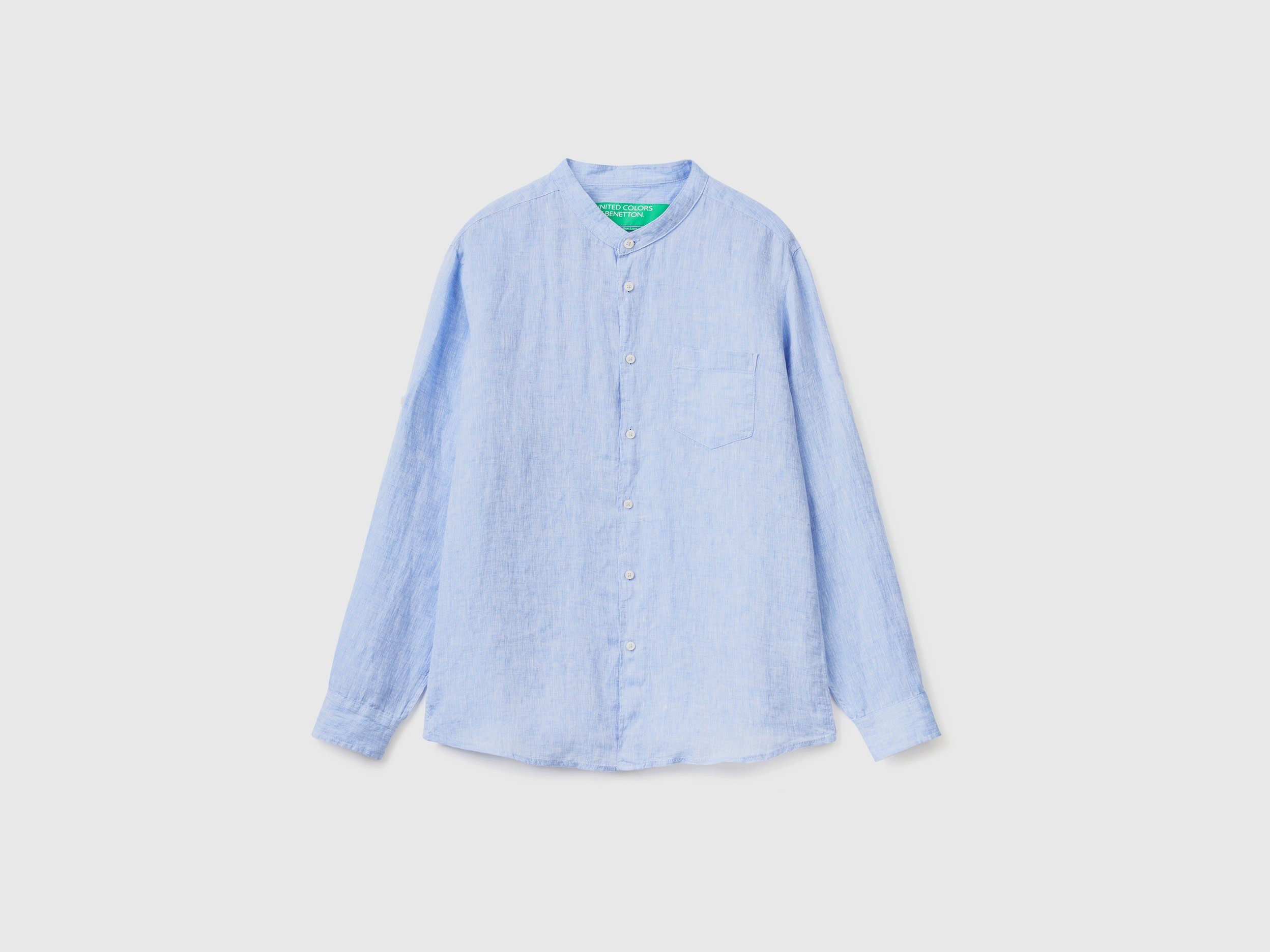 United Colors of Benetton Overhemd met lange mouwen met knoopsluiting