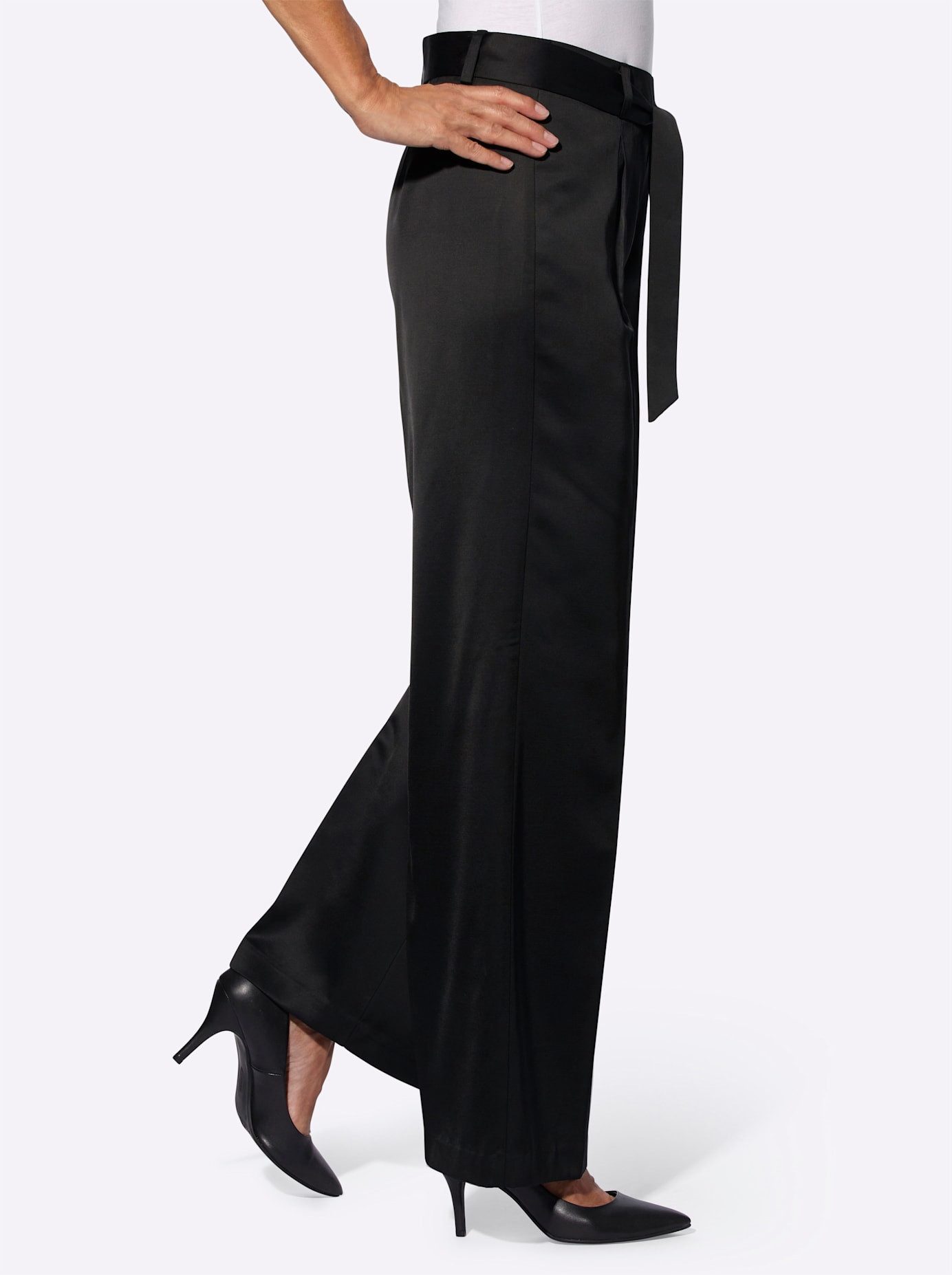 Lady Pantalon met vouw