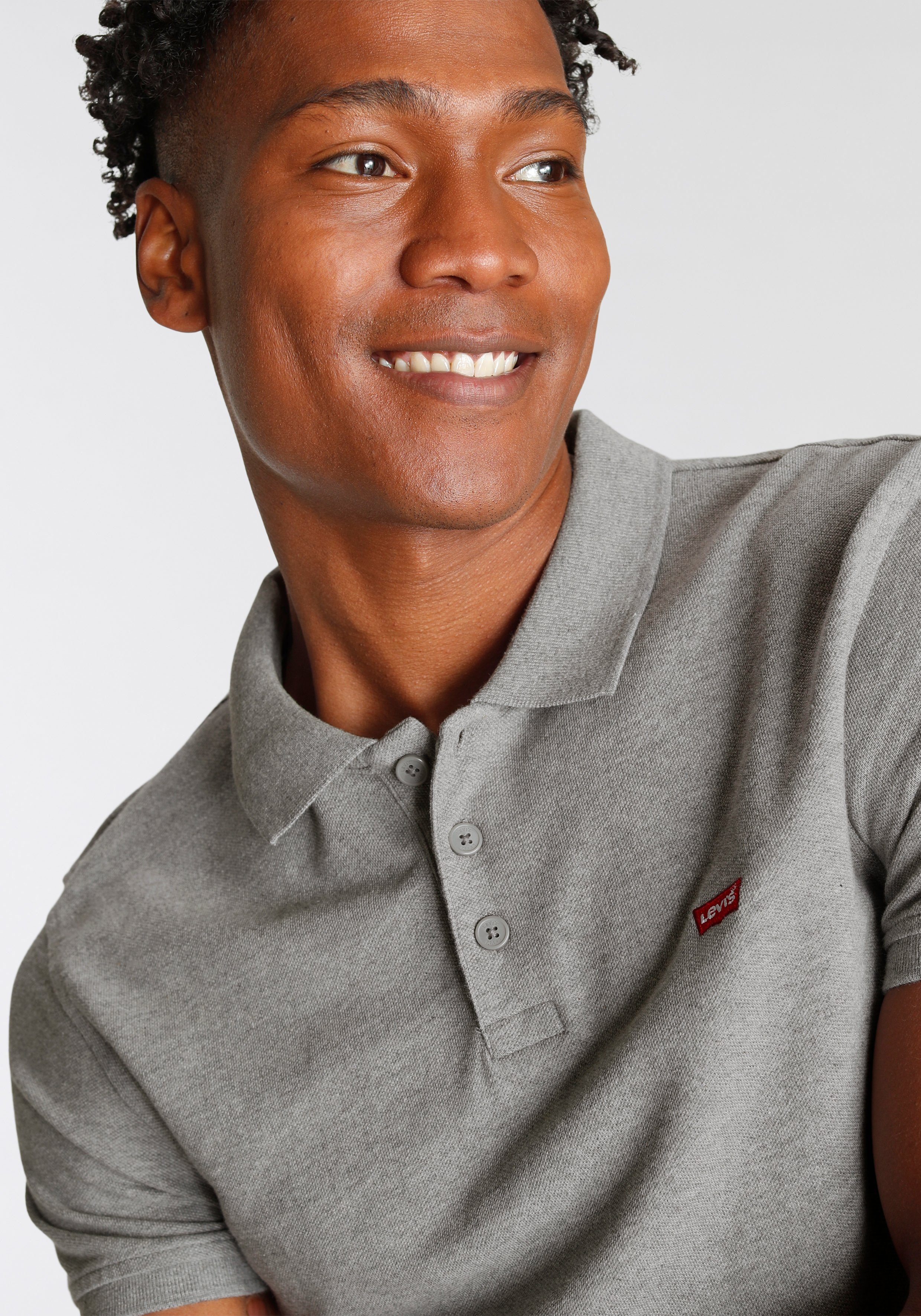 Levi's® Poloshirt LE NEW LEVIS HM POLO met klein batwing-logo