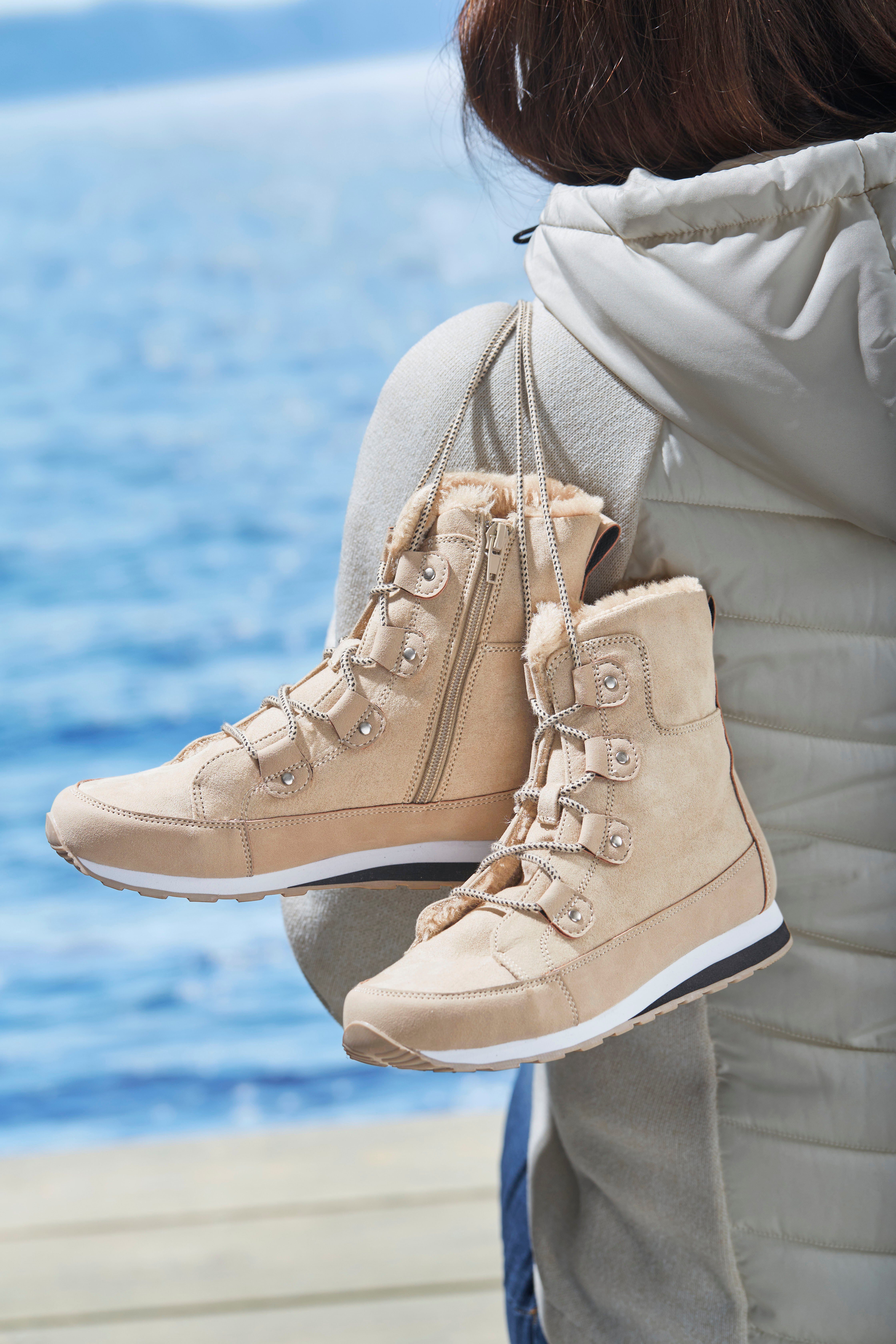 Vivance Laarsjes met warm voering, winterlaarzen, laarzen, boots vegan