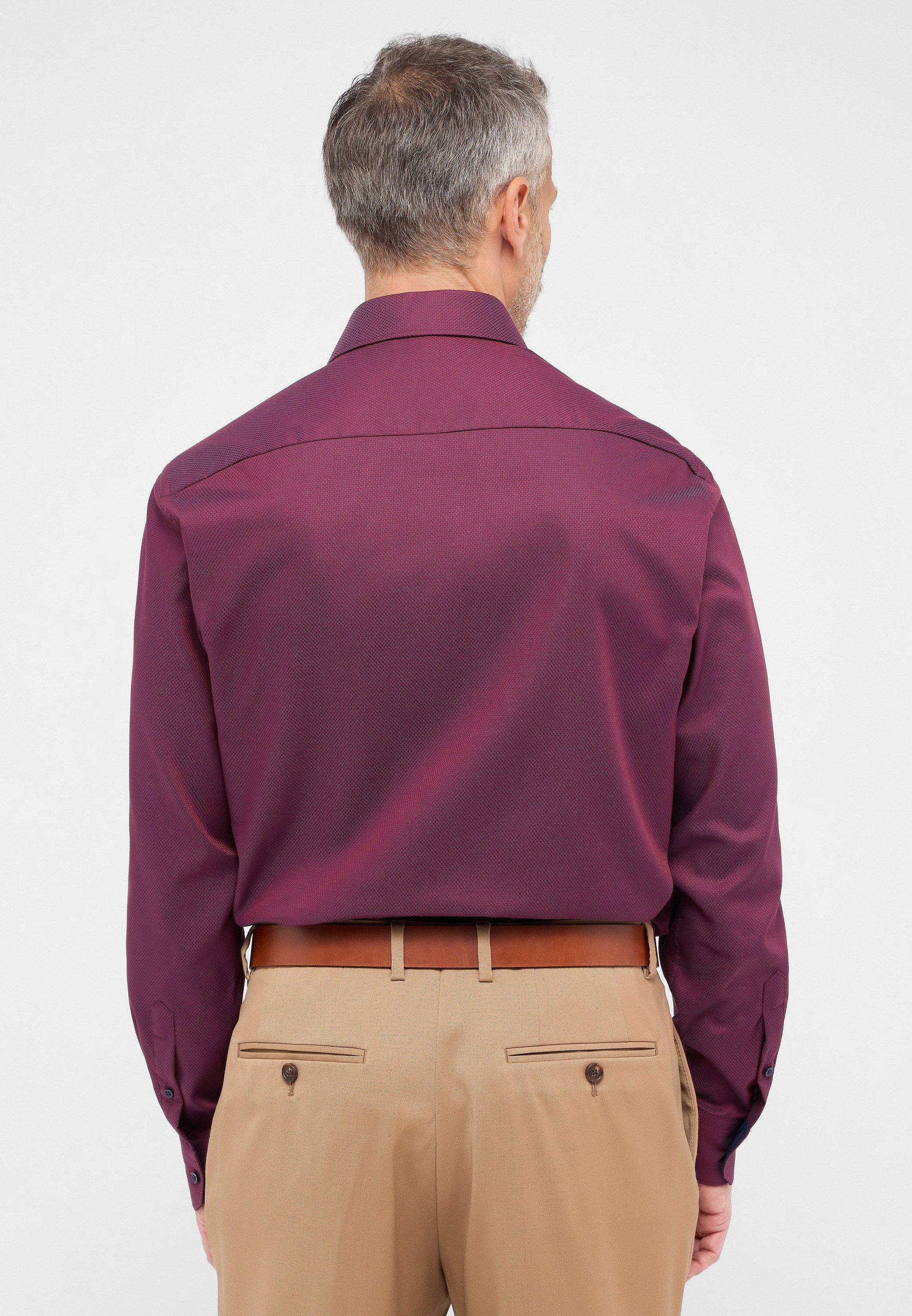 Eterna Overhemd met lange mouwen Slim fit NON IRON (strijkvrij)