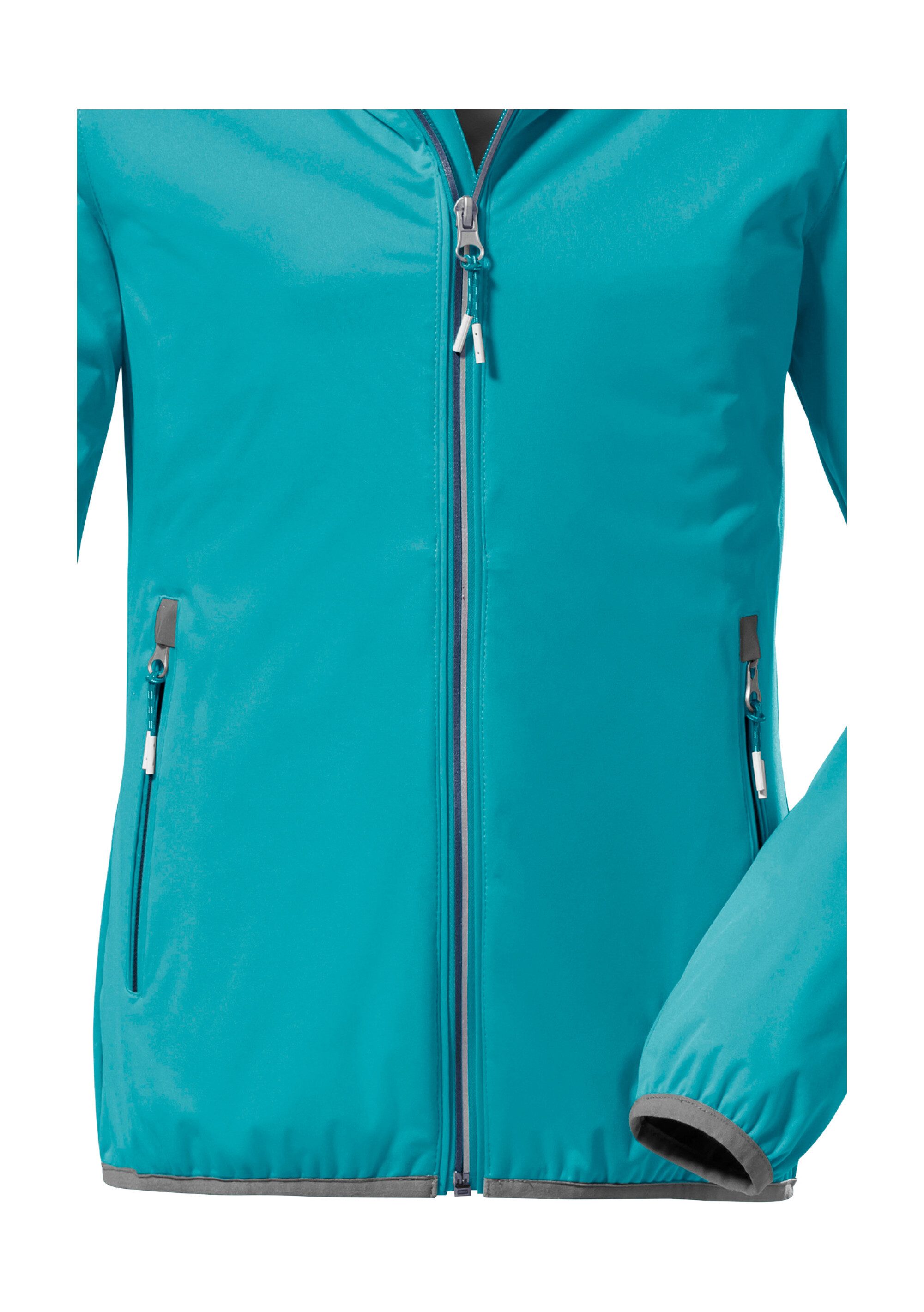 Killtec Functioneel jack KOS 164 GRLS JCKT Ultralichte waterafstotende meisjesjas opvouwbaar reflecterend