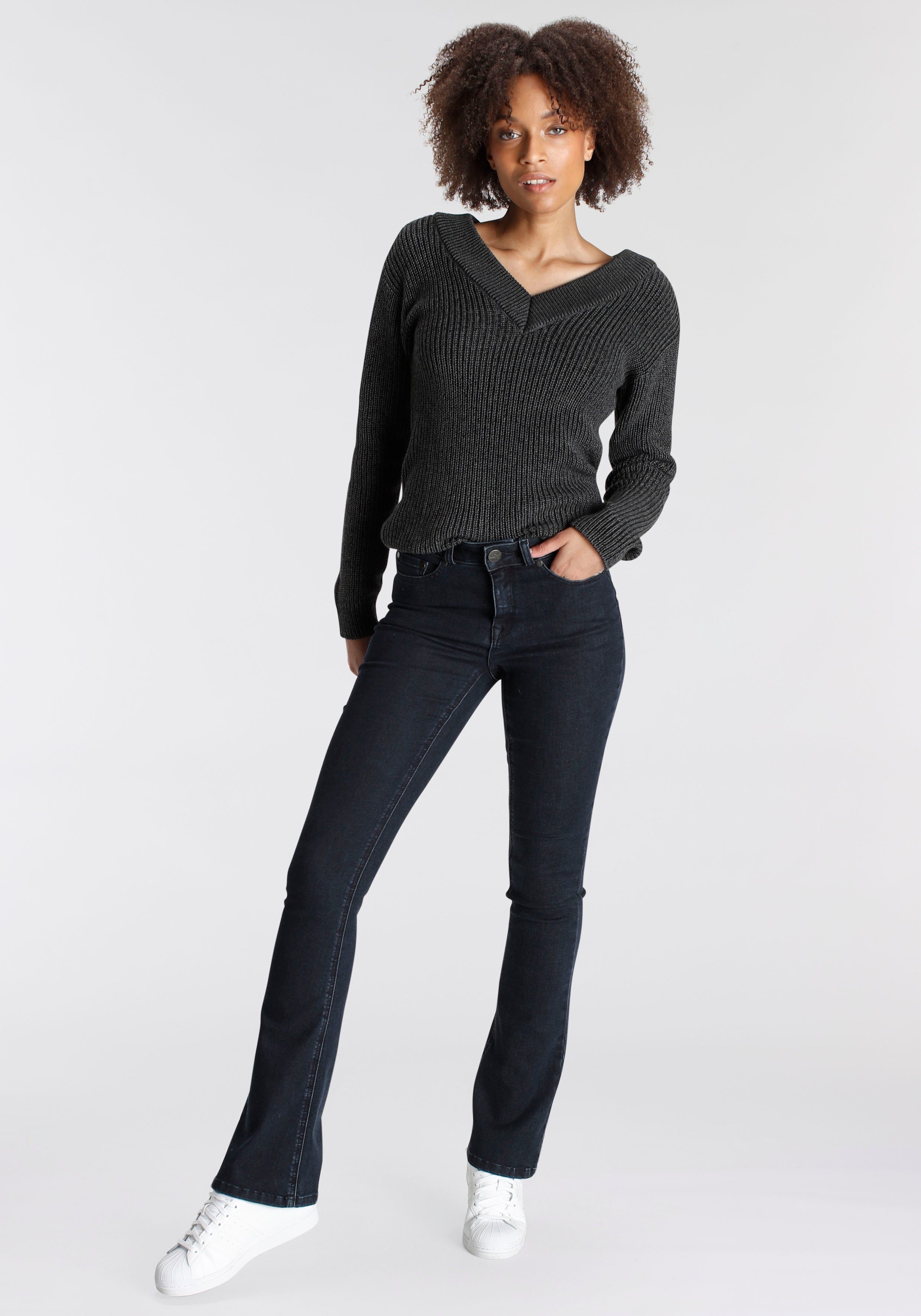 Arizona Bootcut jeans Ultra Soft elastische pasvorm, uitlopende pasvorm, hoge taille