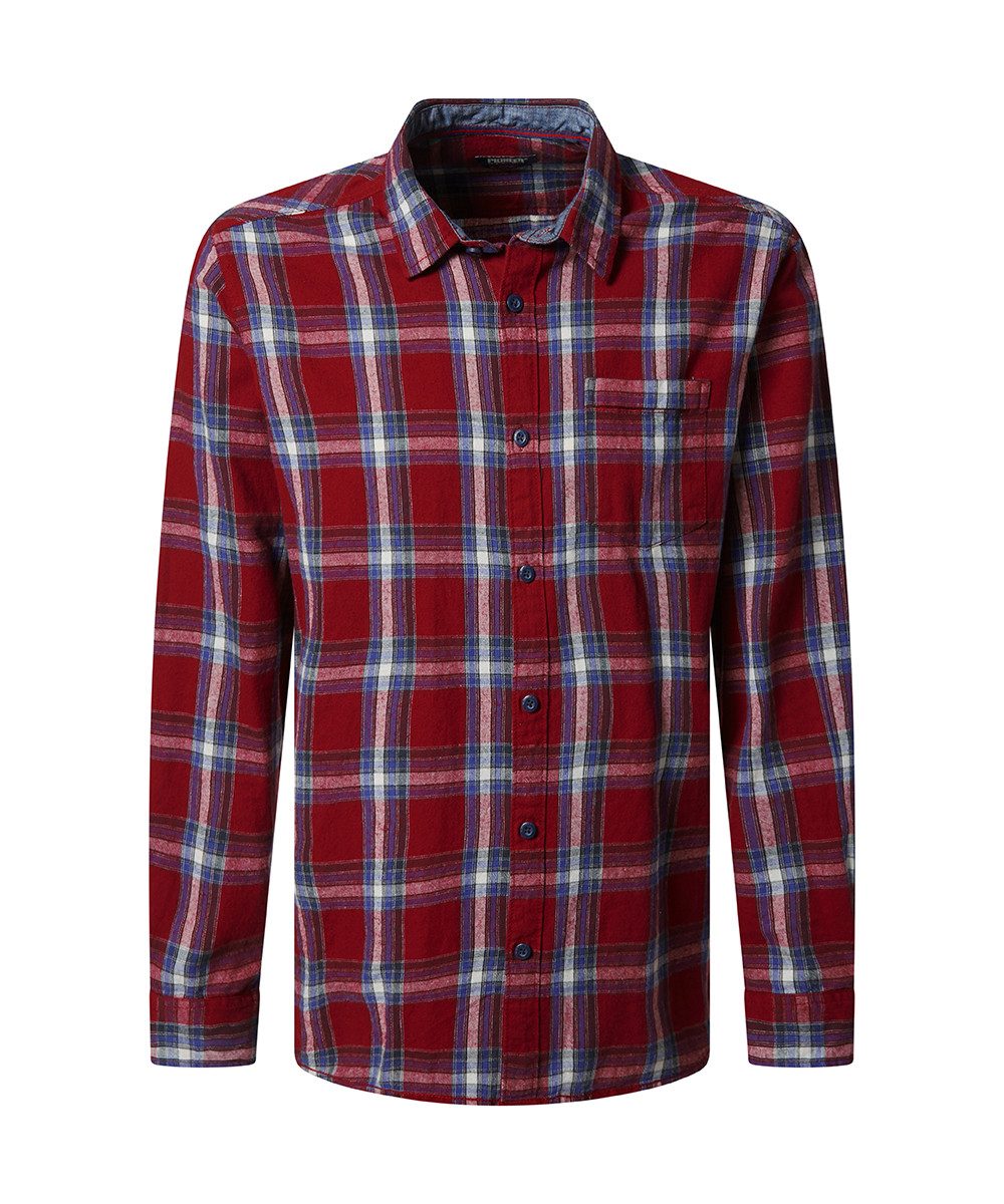 Pioneer Authentic Jeans Overhemd met lange mouwen met borstzak